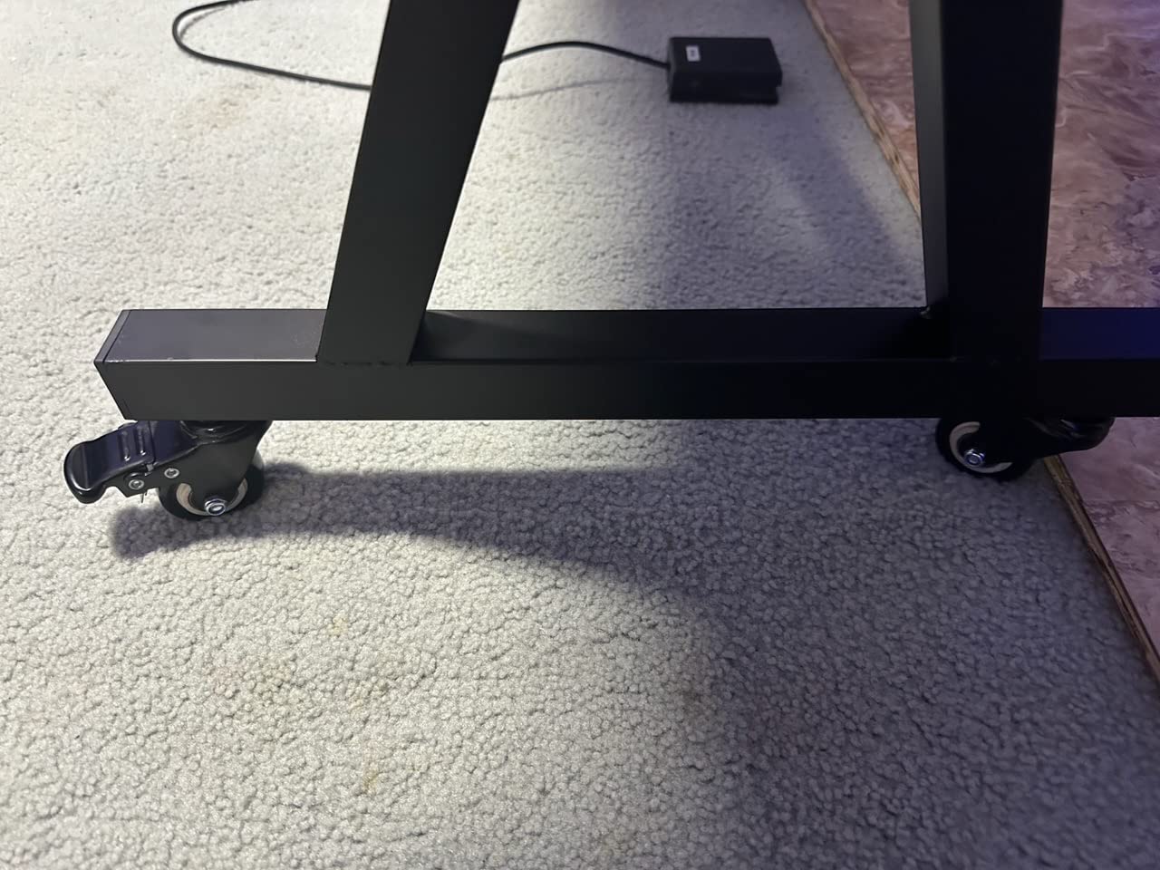 PYLE Heavy-Duty Multi-Functional Music Stand - Z Style & Portable, 2nd Tier, Height & with Adjustment, Digital Keyboard Stand, Rack Case w/Ergonomic Design, for Home Studio etc. - Pyle PKST2TZ , black customer photo 2