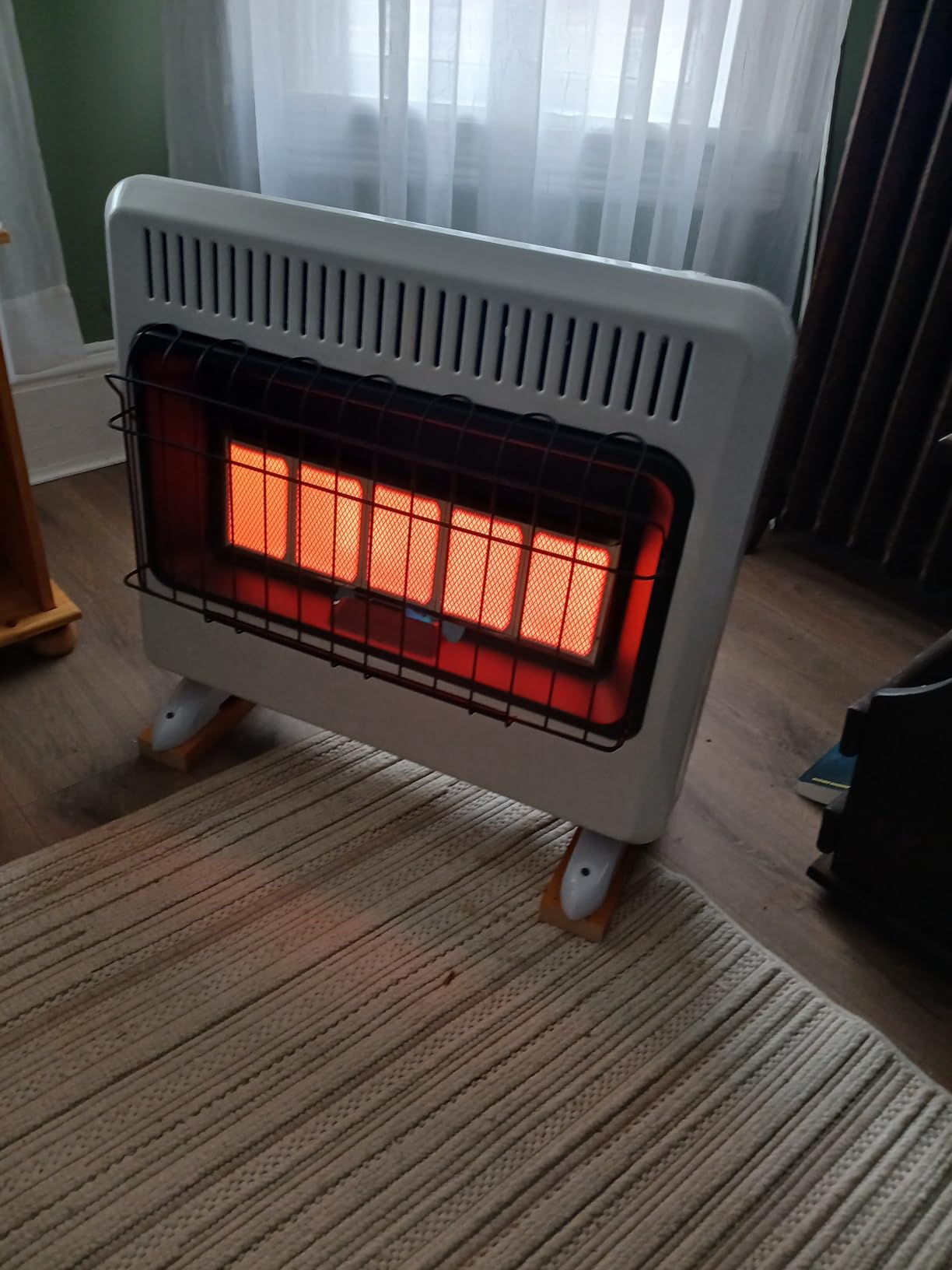 Mr. Heater 30,000 BTU Vent Free Radiant Dual Fuel Heater customer photo 2