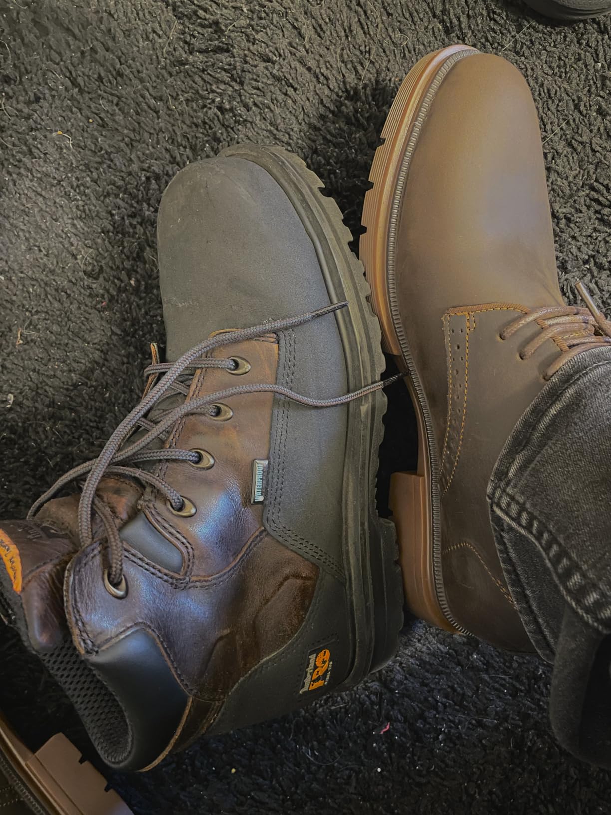 Arkbird Chukka Boots for men, Grainy Leather Lace-up Ankle Boot Fashion and Comfort Casual Oxfords customer photo 1