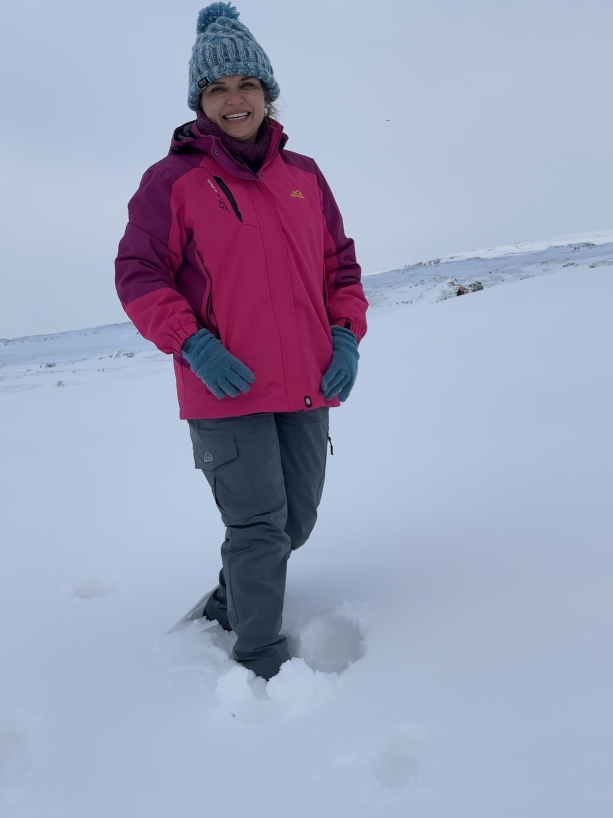 MAGCOMSEN Women's 3-in-1 Winter Coats Snow Ski Jacket Waterproof Windproof Fleece Lined Winter Jacket Parka customer photo 2