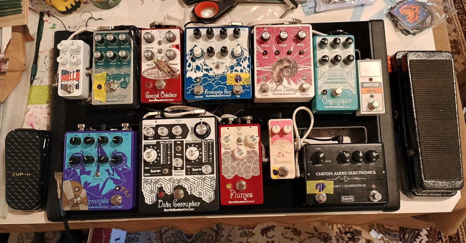 Donner DB-S300 Guitar Pedal Board, Extra Large, Power Supply, Backpack customer photo 1
