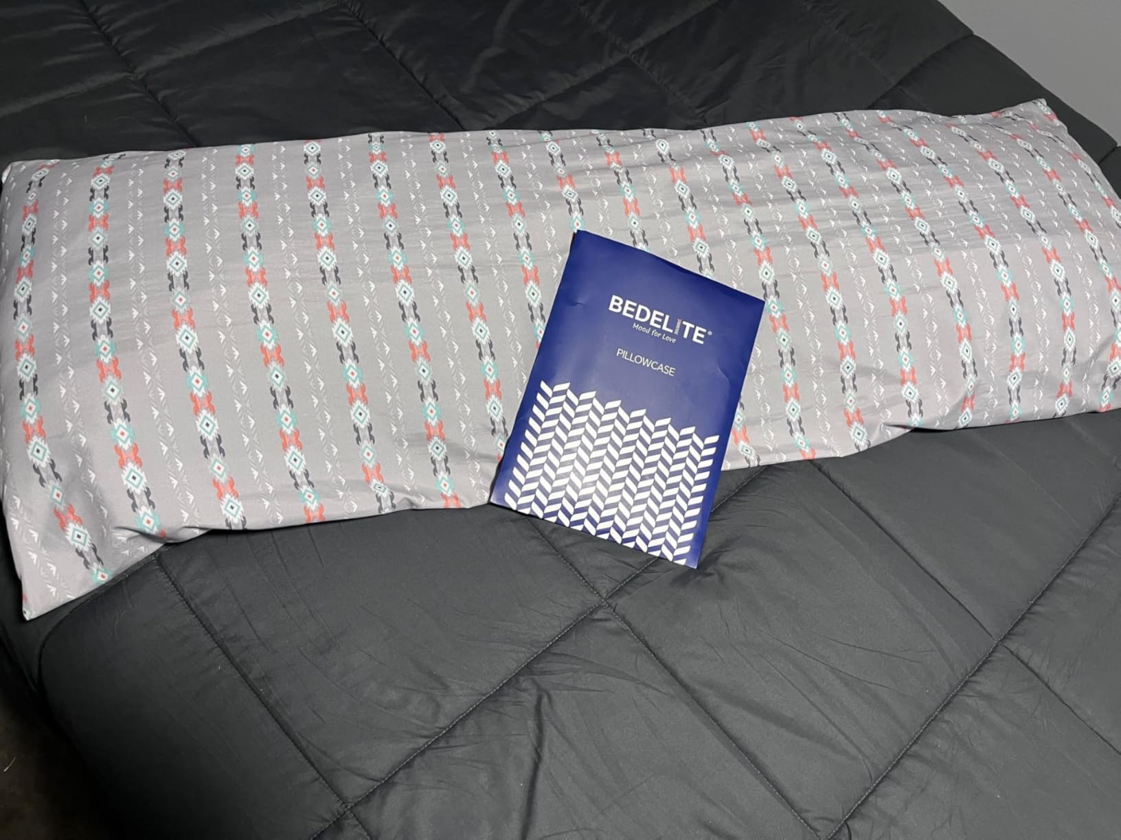 BEDELITE Cooling Pillow Cases Queen Size Set of 2, Rayon from Bamboo, Grey customer photo 1