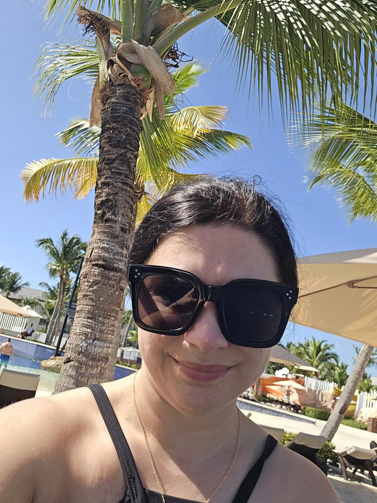 Vintage Women Oversized Sunglasses Designer Luxury Square Shades customer photo 2