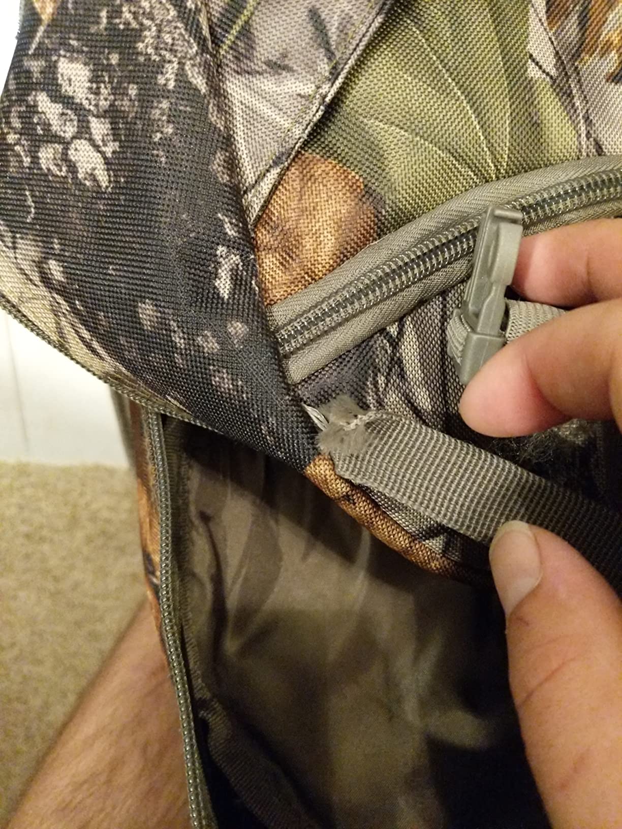 Hunting Backpack Outdoor Daypack Hunting Pack for Men with Rain Cover. customer photo 2