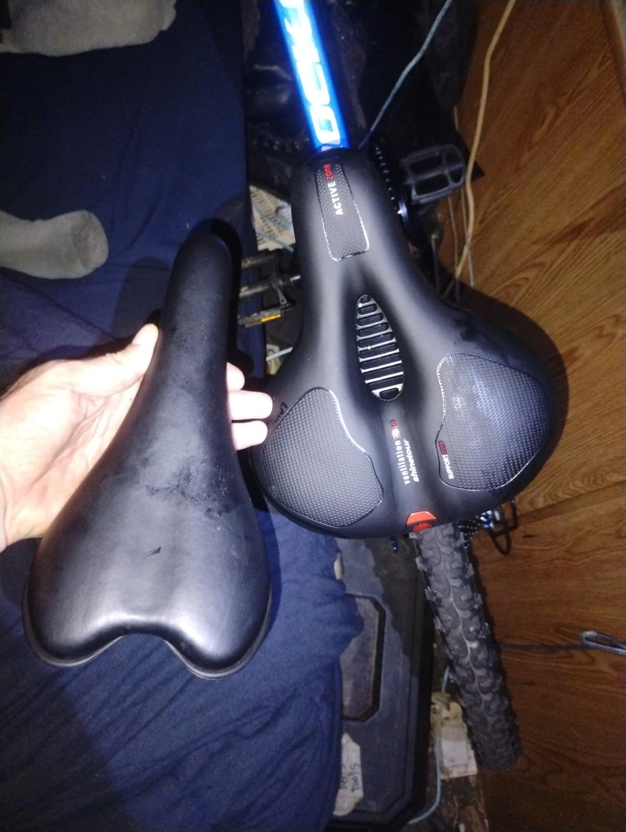 Bike Seat Saddle for Men Women Comfortable Replacement customer photo 1