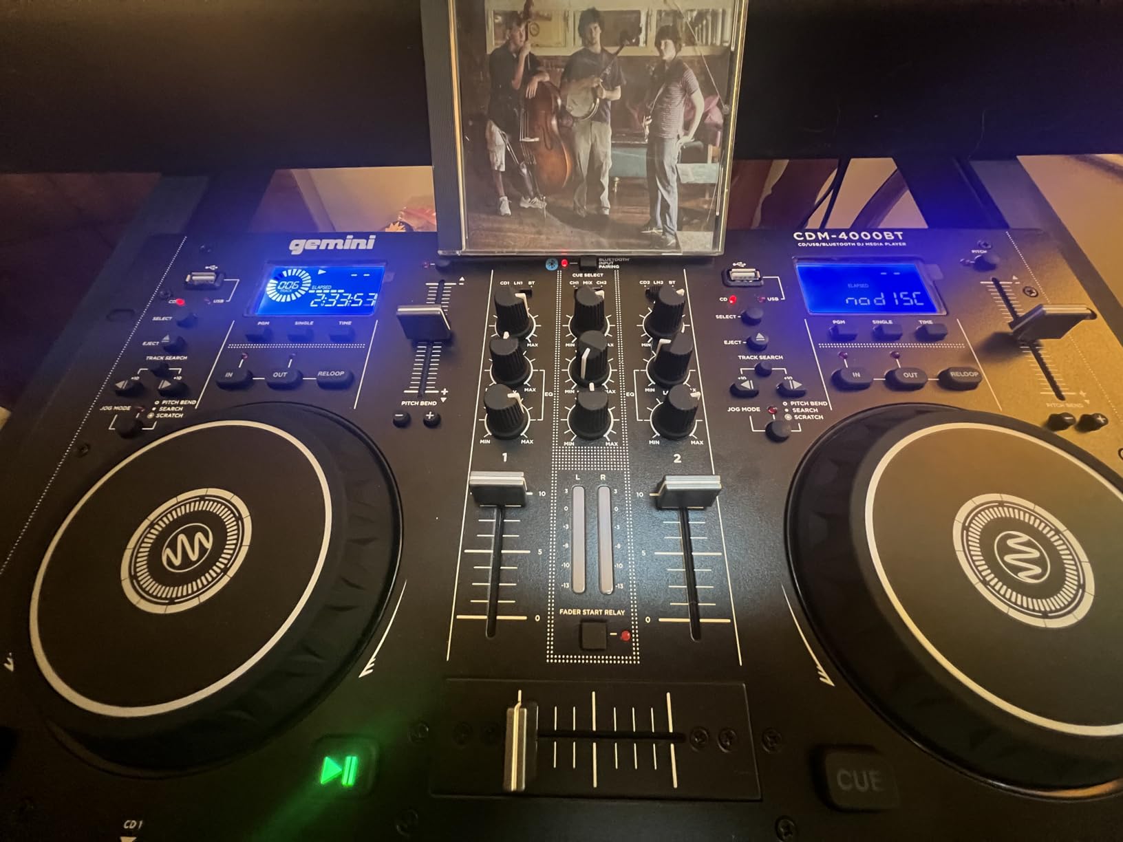Gemini Standalone DJ CD Player & Mixer with Bluetooth (CDM-4000BT) customer photo 1