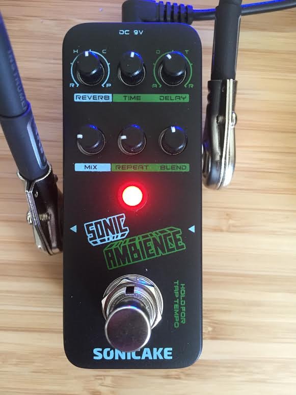 SONICAKE Delay Reverb Pedal Sonic Ambience Multi Mode Tap Tempo Delay and Reverb Guitar Bass Effects Pedal customer photo 2