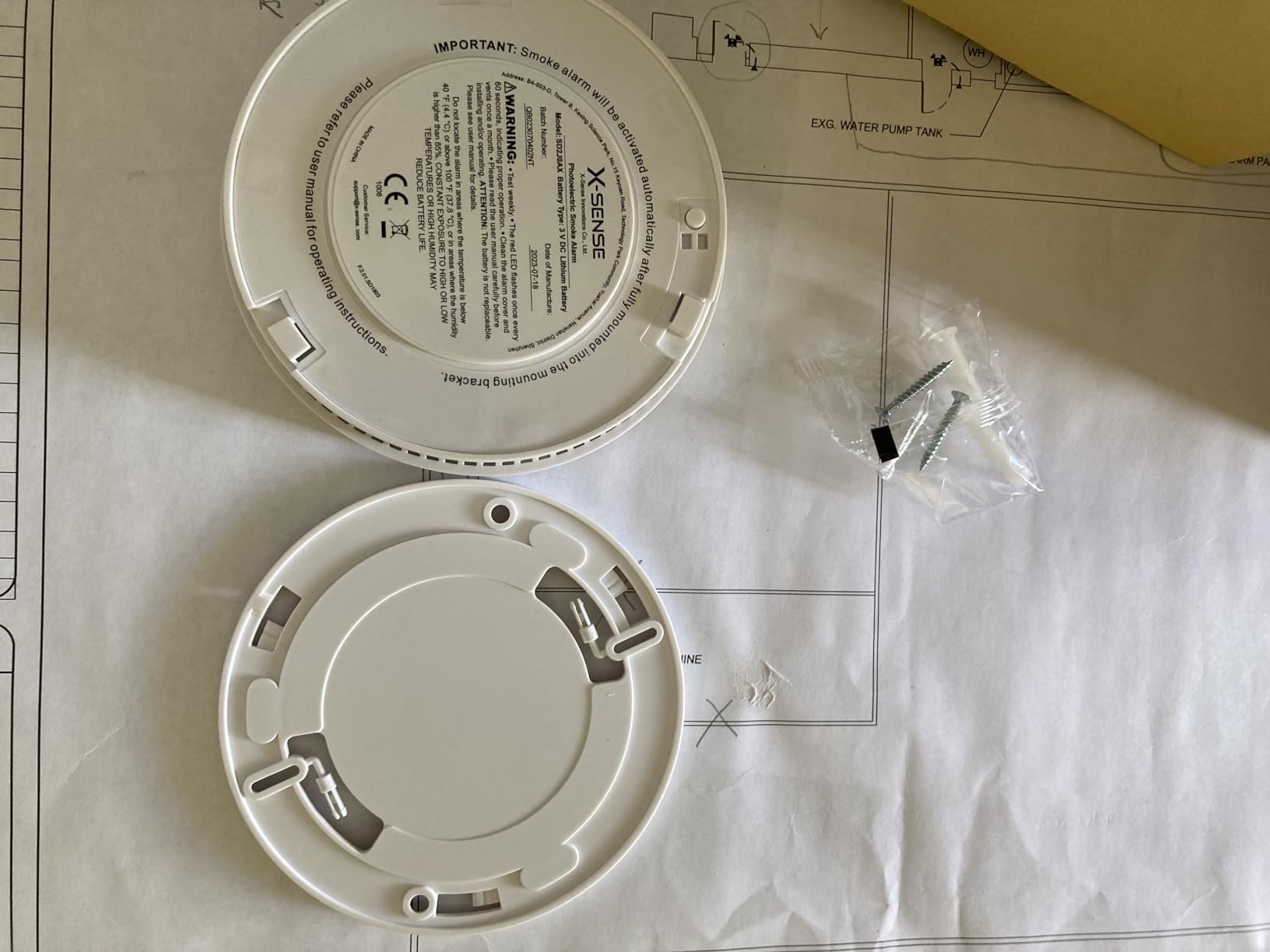X-Sense Smoke Detector, 10-Year Battery, UL 217 Certified, SD2J0AX, 1-Pack customer photo 1