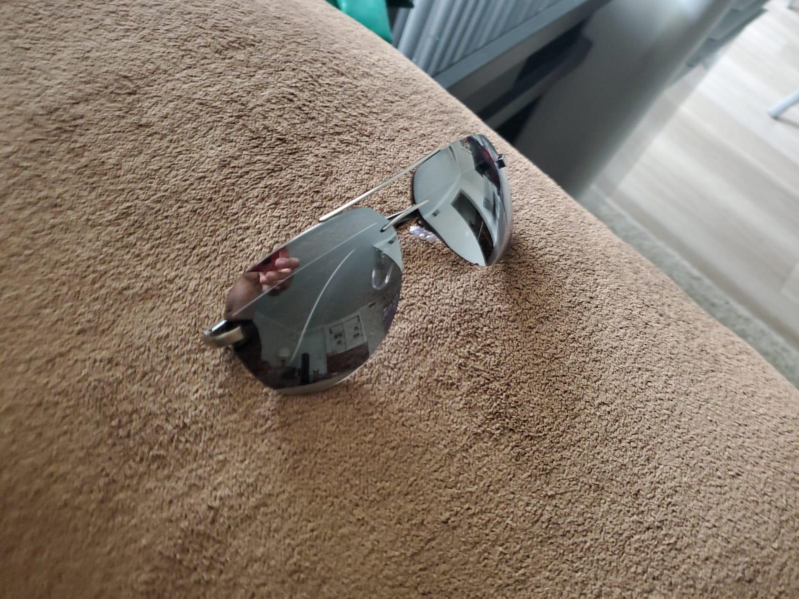 Aviator Sunglasses for Men Women Polarized Mirrored driving customer photo 1