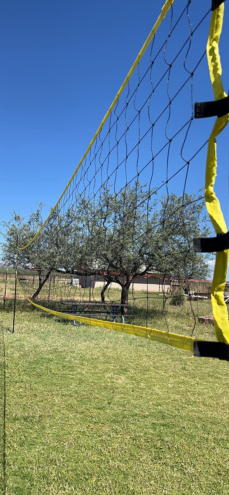 Forever Champ Volleyball Net for Backyard, Beach, Home, Includes 32x3 Ft Regulation Size Net, 8.5-Inch PU Volleyball, Carrying Bag, Boundary Lines, Steel Poles & Pump, Portable Volleyball Net Outdoor customer photo 1
