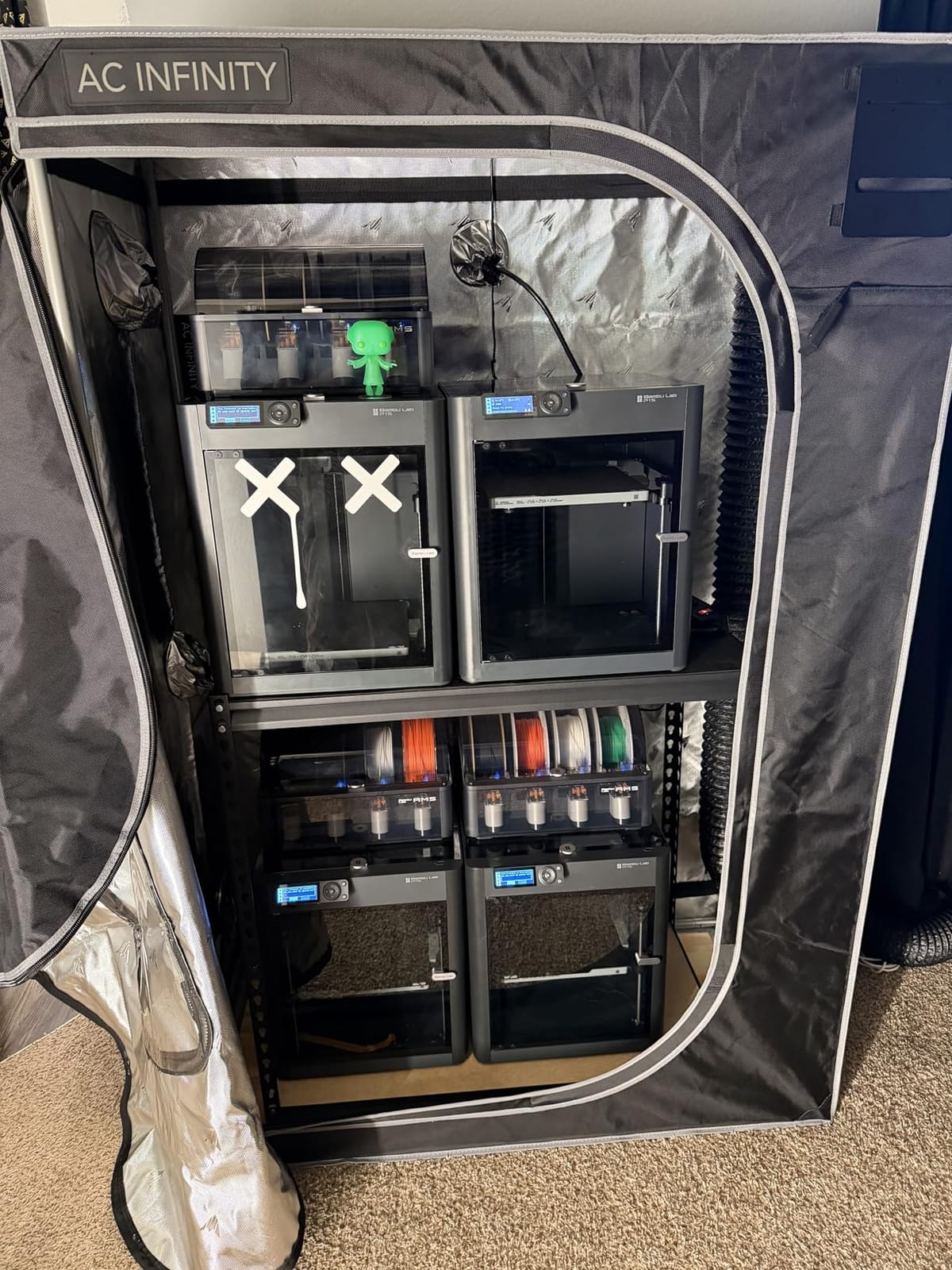 AC Infinity CLOUDLAB 866, Advance Grow Tent 5x5, Thickest Poles & Mylar customer photo 1