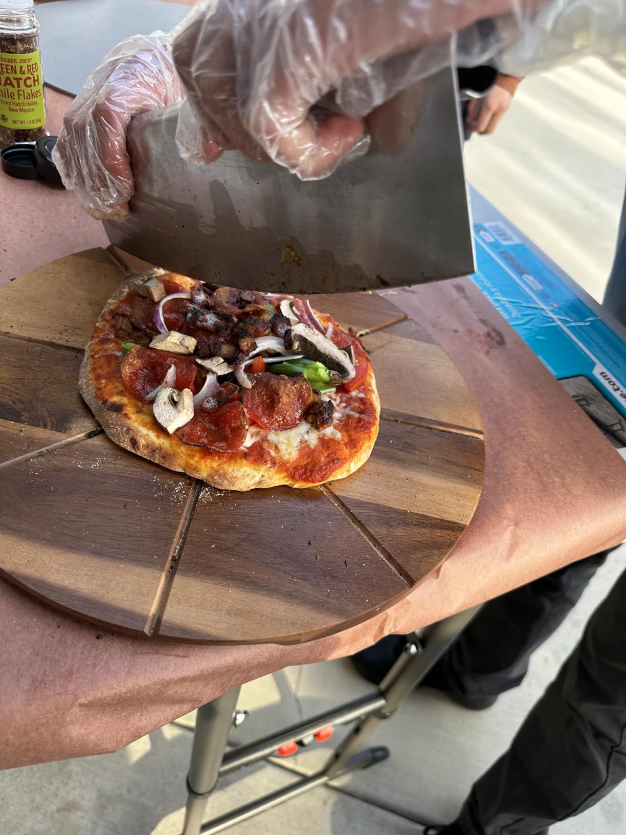 Hans Grill Pizza Cutter Rocker Blade, 14 Inch Stainless Steel customer photo 2