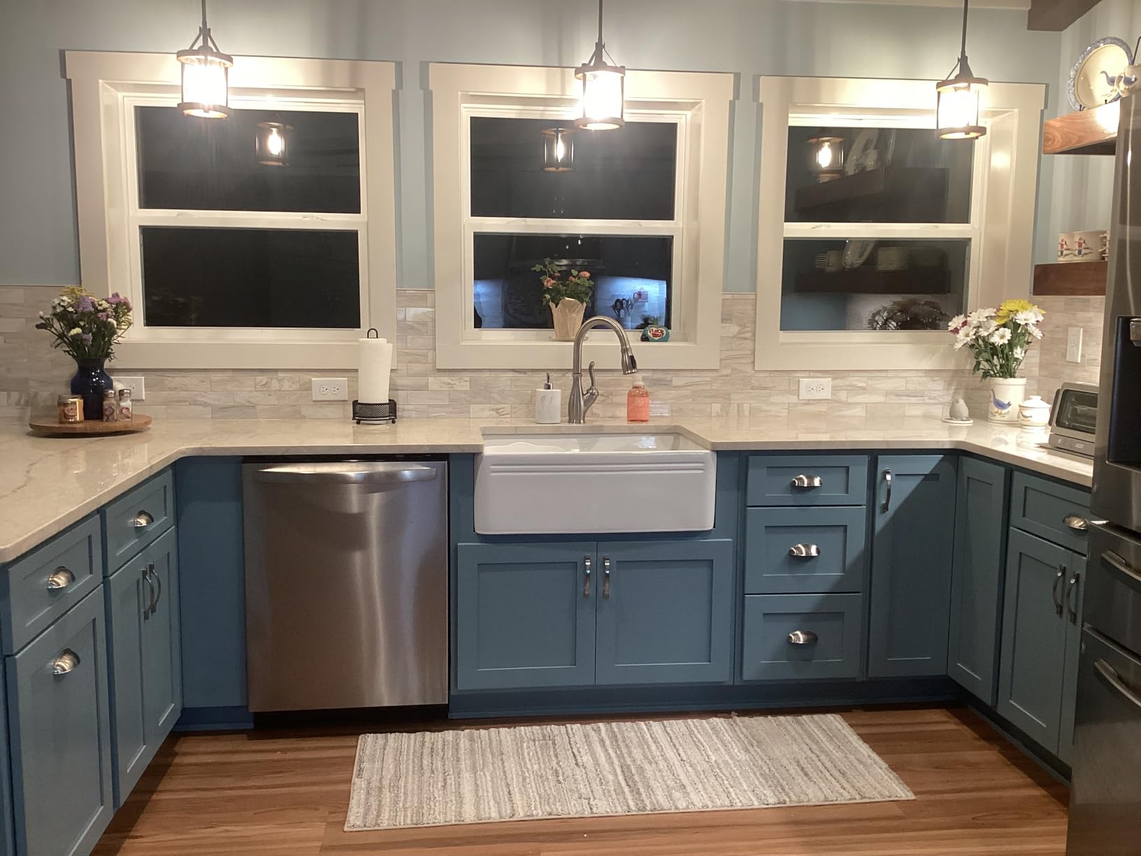 Sarlai 36 White Farmhouse Sink - 36 x 20 Inch Kitchen Sink Apron Front Single Bowl Reversible Ceramic Porcelain Vitreous Fireclay Single Bowl Farmer Sinks Basin customer photo 1
