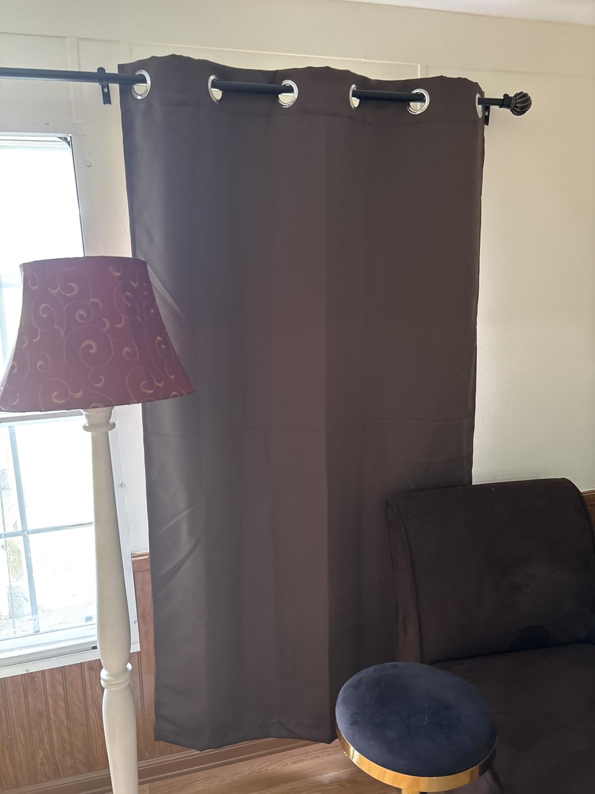 H.VERSAILTEX Blackout Curtains for Bedroom Thermal Insulated Room Darkening Living Room Curtains 63 Inch Long Grommet Privacy Protection Window Curtain Panels/Drapes for Nursery,2 Panels,Ivory/Cream customer photo 2