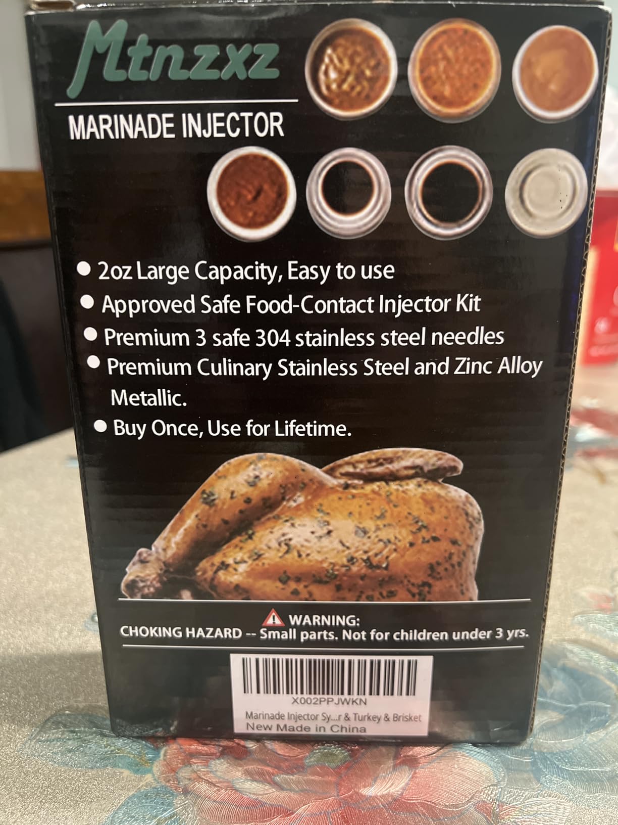 Marinade Injector Syringe Kit & Basting Brush Set for BBQ, Grills & Smokers customer photo 2