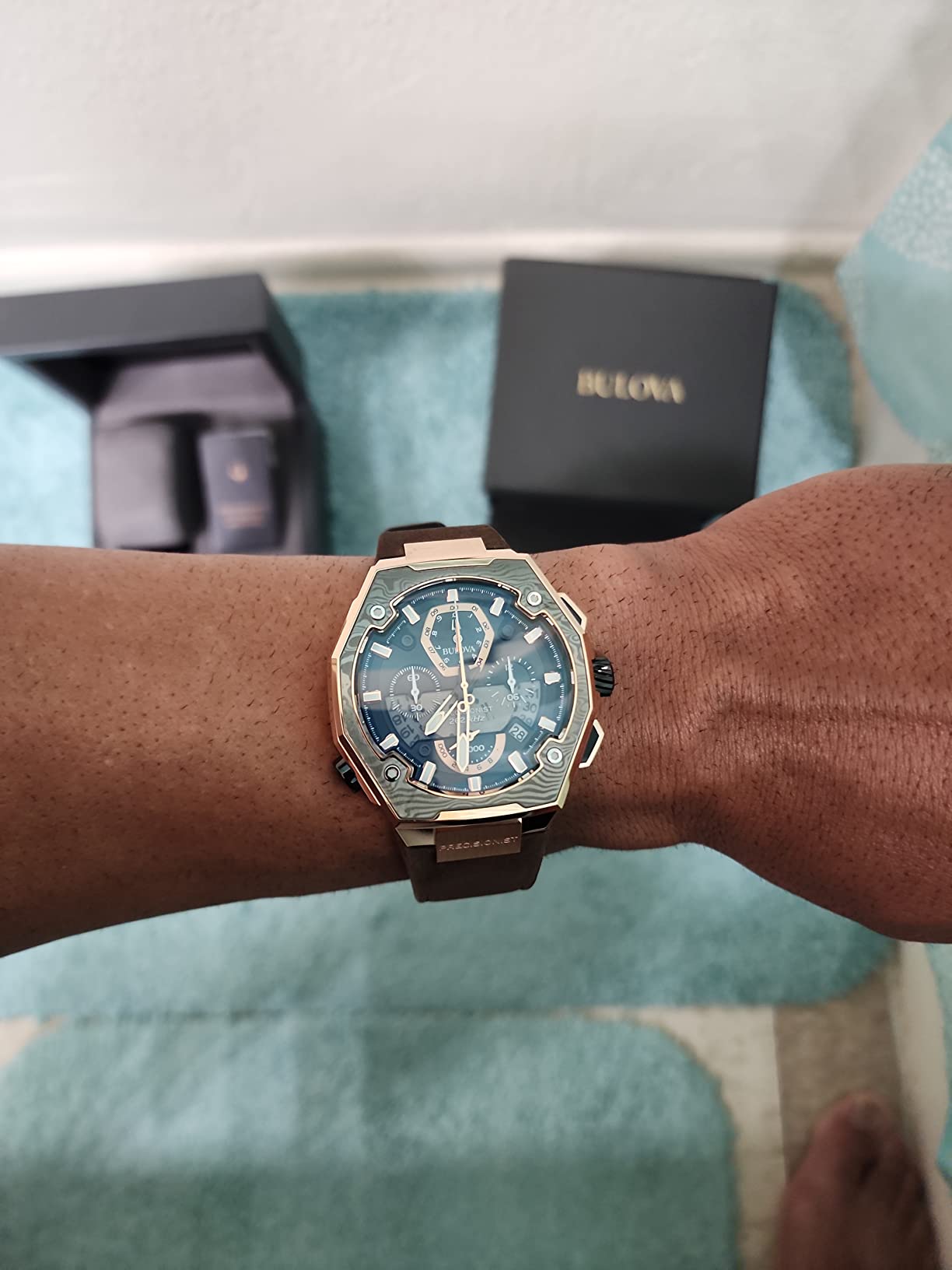 Bulova Men's Series X High Precision Quartz Chronograph Watch, Sapphire Crystal, Continous Sweeping Secondhand customer photo 1