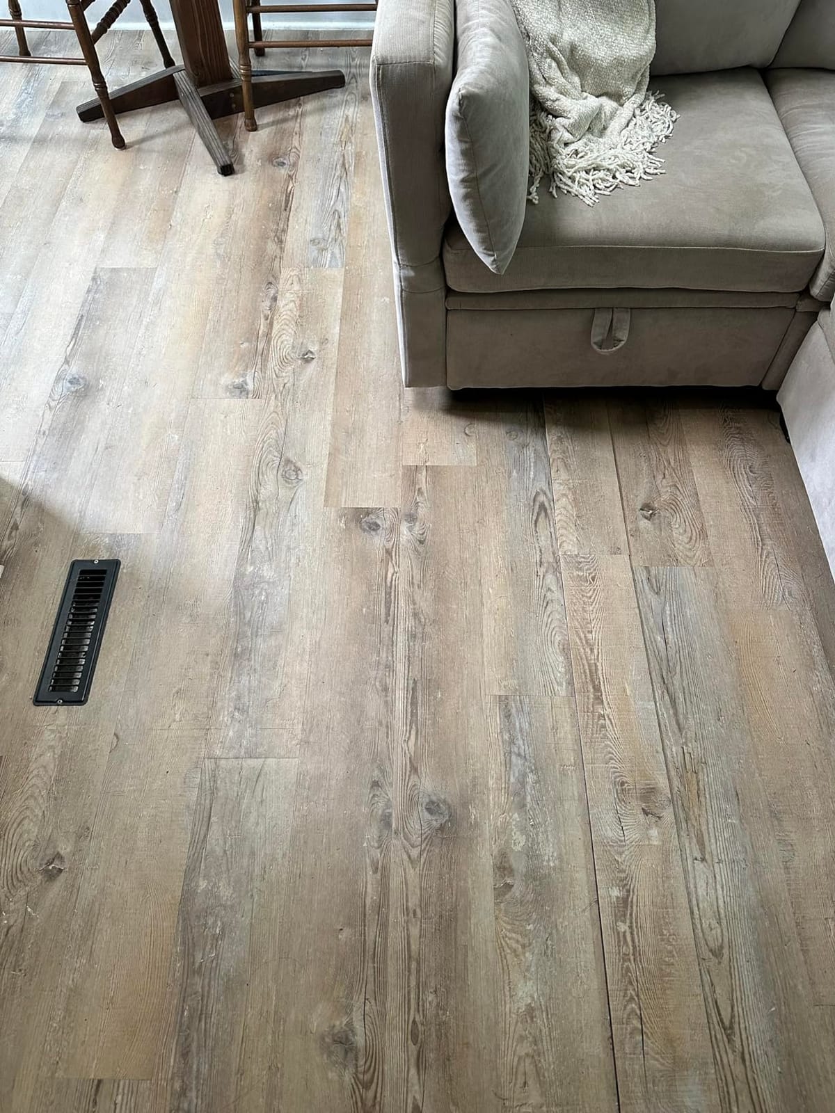 MSI Hampstead Boardwalk Gray 6in. x 48in. Glue Down Wood Look LVT Plank customer photo 1