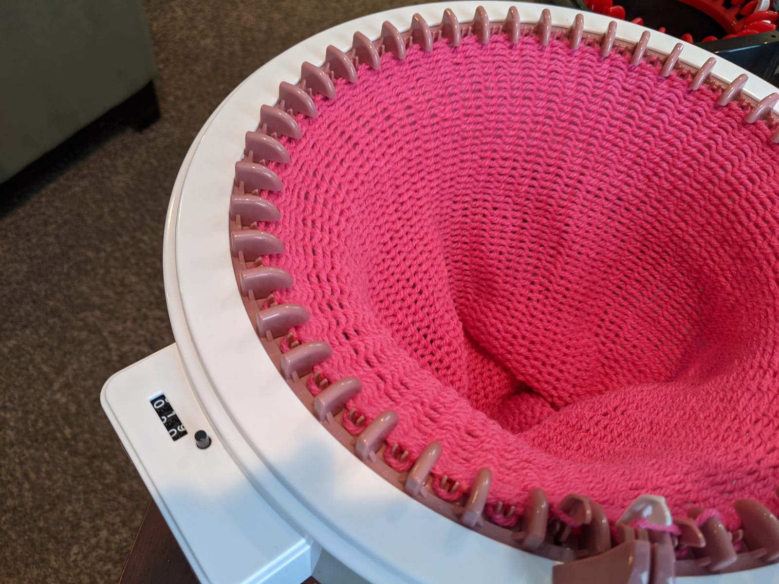 SENTRO Knitting Machine 48 Needles, Smart Weaving Loom with Row Counter, DIY Rotating Double Loom for Adults and Kids customer photo 2