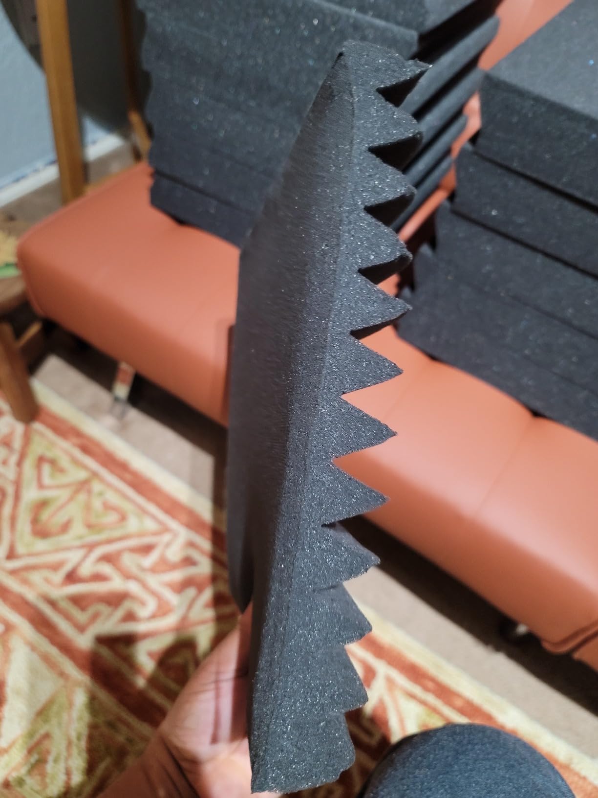 18 Pack Black Acoustic Panels 12
