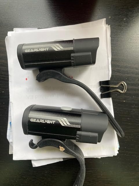 Bike Lights for Night Riding, USB Rechargeable Front and Back Lights, LED Bicycle Headlight and Tail Light Set, Water Resistant Bike Lights Rechargeable for Mountain Bikes, Kids Bike Light, MTB Light customer photo 1
