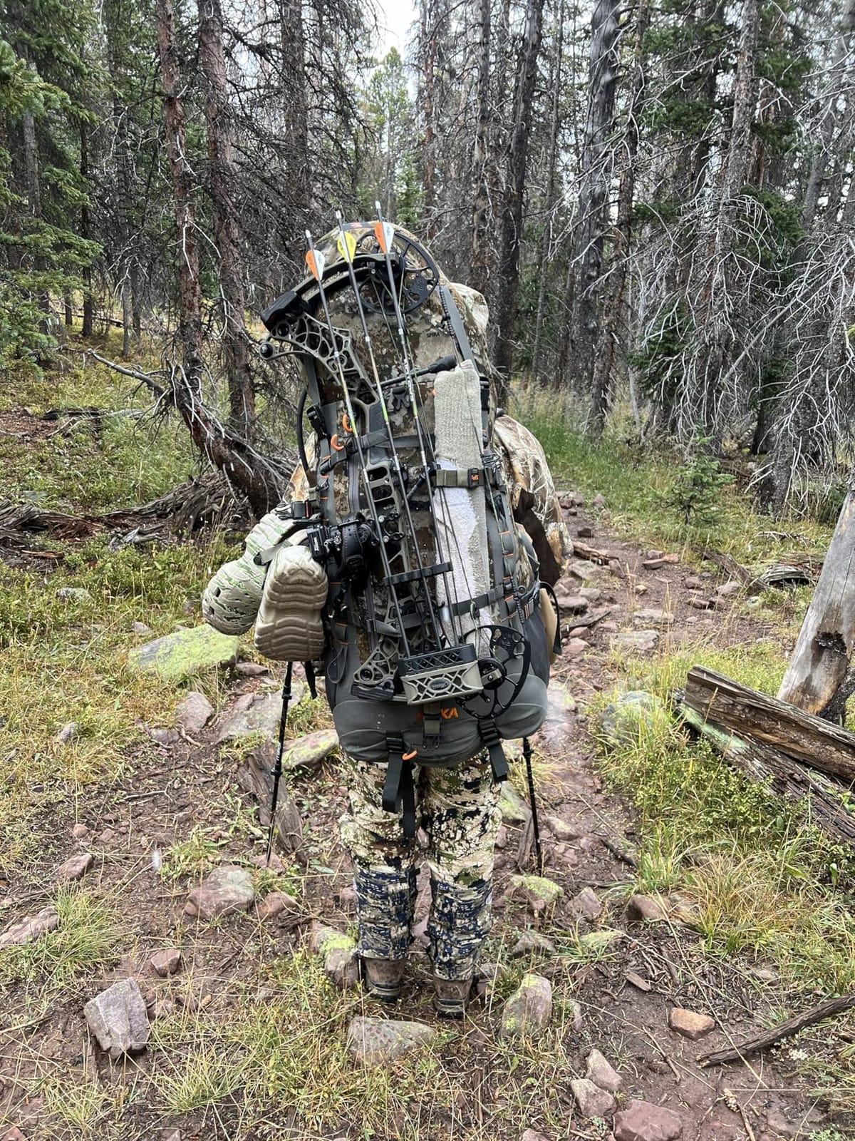 SPIKA Hunting Backpacks for Men, Meat Hauler Frame Pack with Rifle Holder, 40L/80L Extendable + Capacity for Bow Rifle Gun customer photo 1