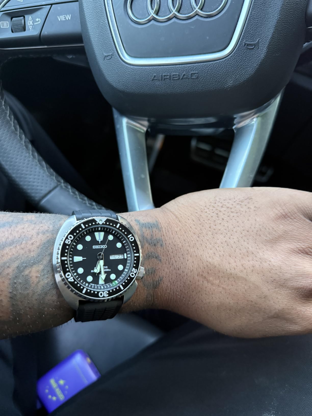 SEIKO Automatic Watch for Men - Prospex Automatic Diver - Patterned Dial customer photo 2