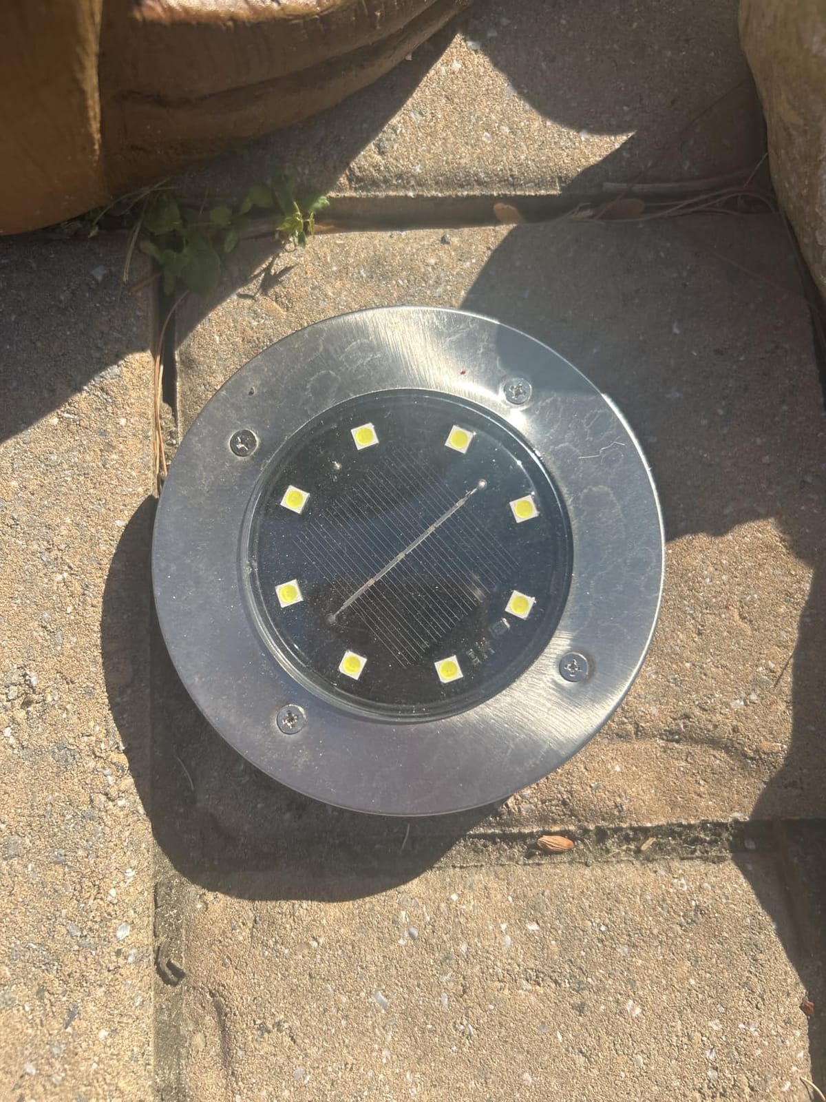 4.6 Inch Diameter Solar Ground Lights, Waterproof Solar Garden Lights, Outdoor Garden Waterproof Bright in-Ground Light, Landscape Lighting for Pathway,Yard,Lawn,Patio,Walkway (12 Pack Warm Light) customer photo 2