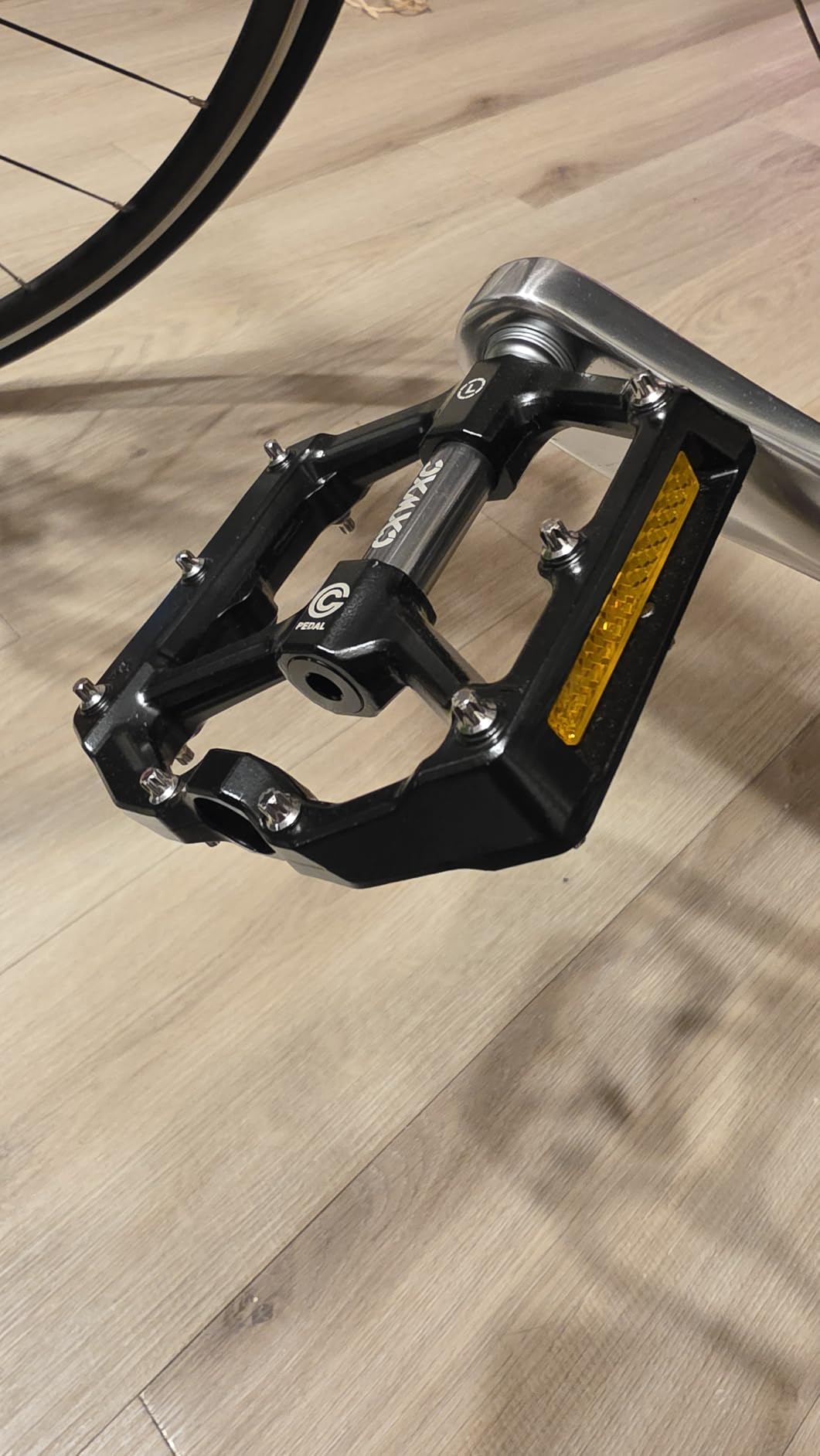 CXWXC Road/MTB Bike Pedals - Aluminum Alloy Bicycle Pedals customer photo 2