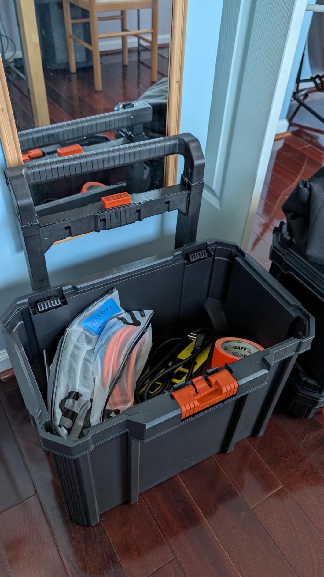 beyond by BLACK+DECKER BLACK+DECKER BDST60500APB Stackable Storage System - 3 Piece Set (Small, Deep Toolbox, and Rolling Tote) customer photo 2
