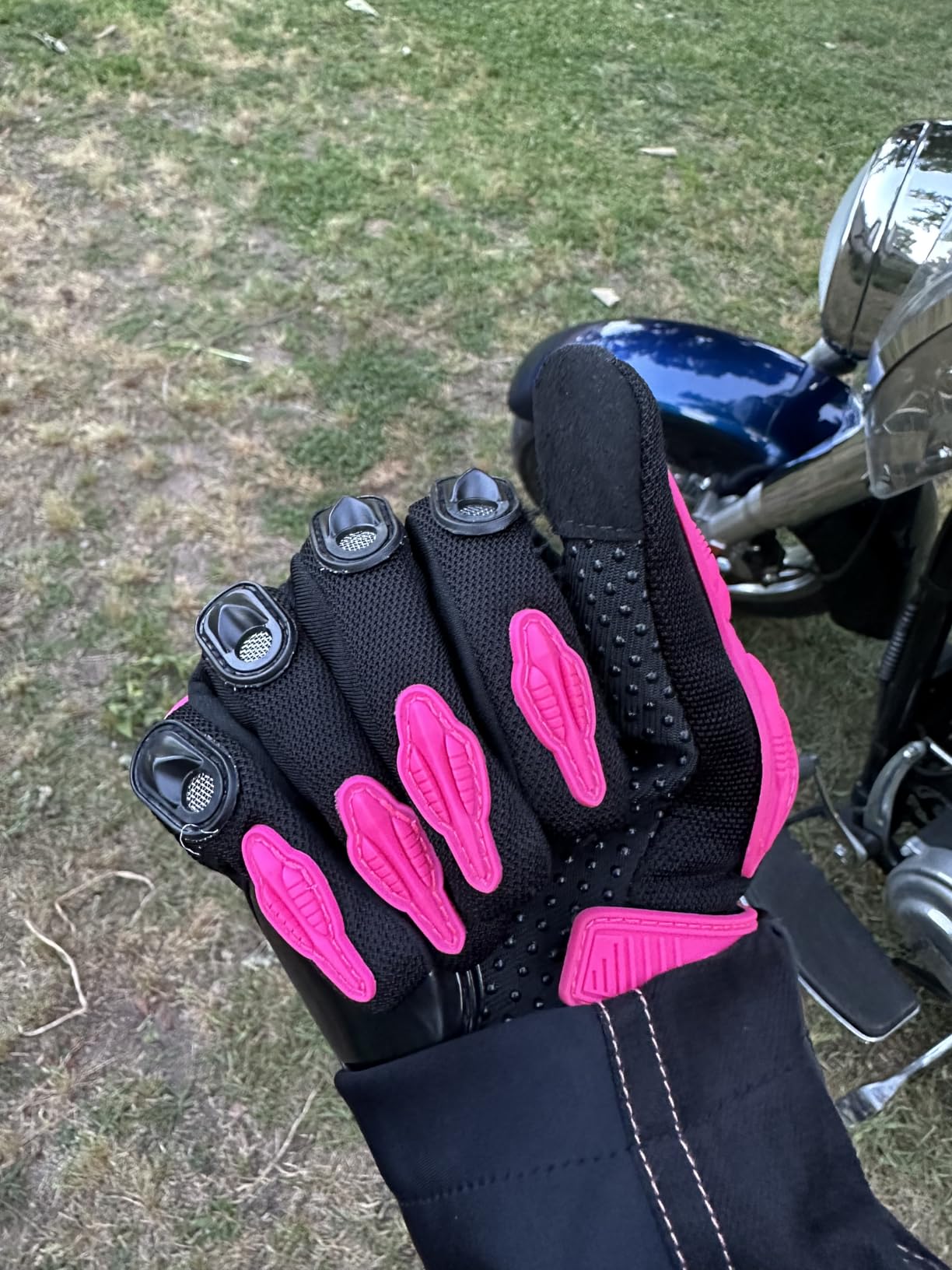 Motorcycle Gloves for Women Touch Screen Summer Motorbike Dirt Bike Full Finger Gloves Road Racing, Cycling, Climbing Motocross customer photo 2