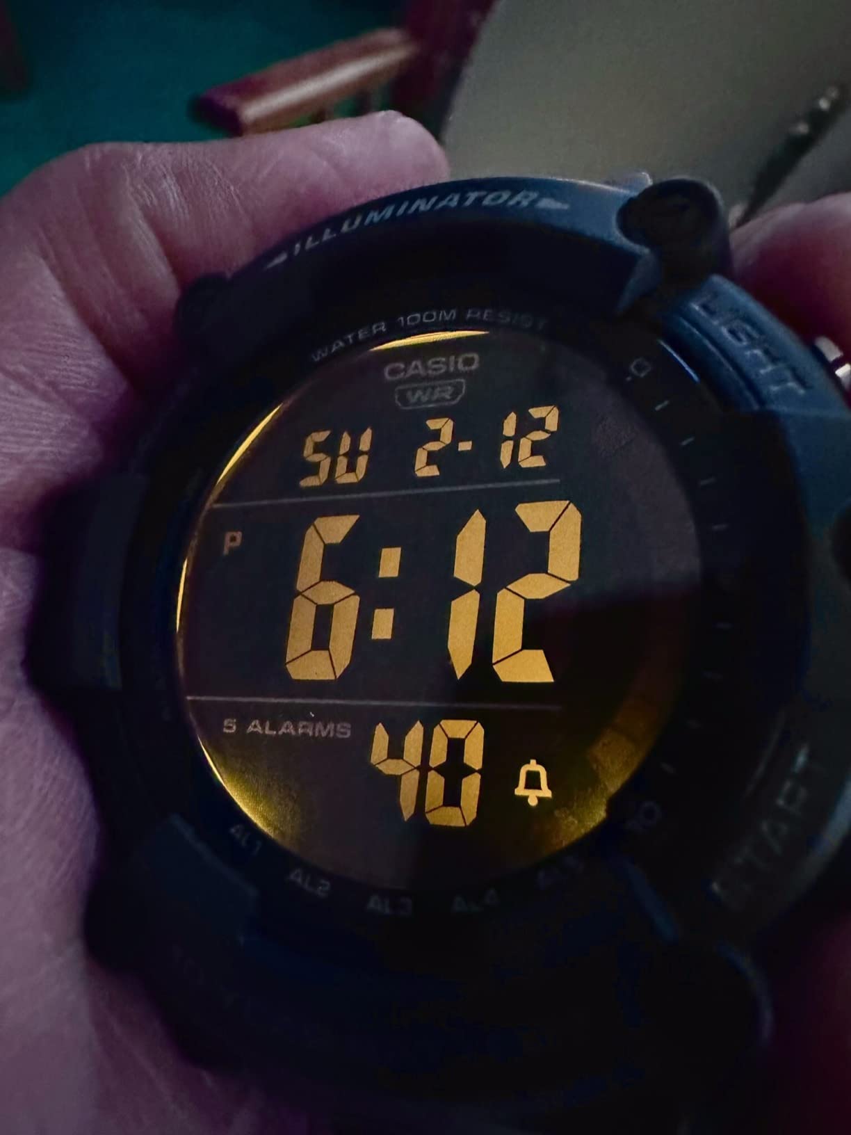 Casio Illuminator AE1500WH Series | 10-Year Battery | LED Backlight | 5-Alarms | 1/100 Sec Stopwatch | Men's Digital Watch customer photo 2