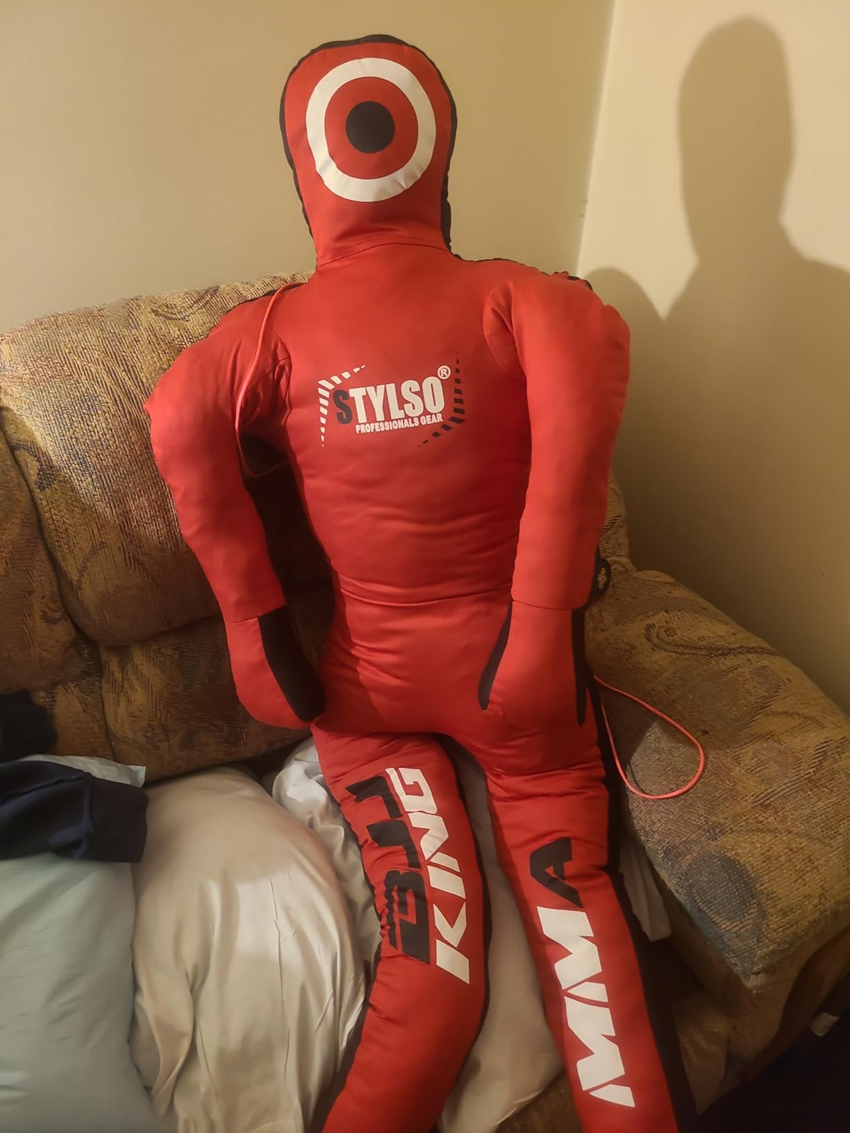Unfilled Grappling Dummy – Adult Life Size Wrestling & BJJ Training Dummy, MMA Jiu Jitsu Judo Takedown & Throwing Practice, Heavy-Duty Triple-Stitched Canvas Submission Dummy customer photo 2