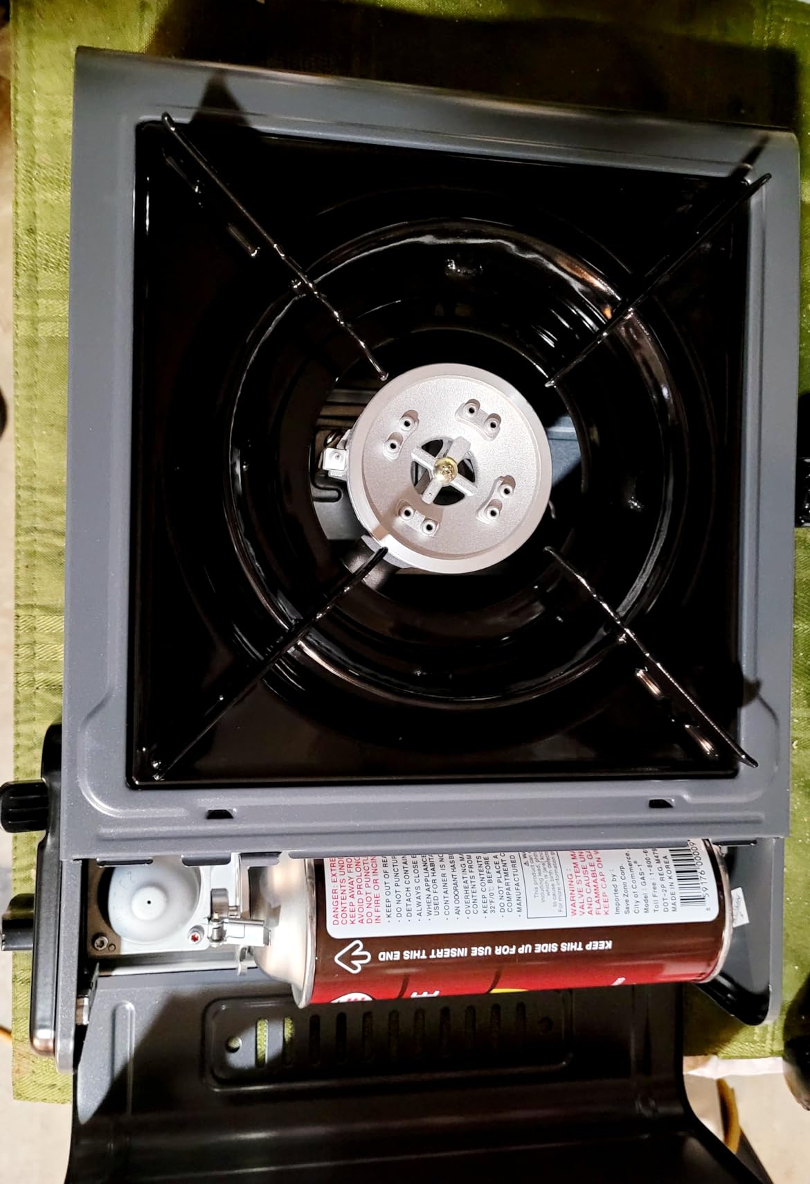 Gas One Portable Butane Camping Stove with Case: Automatic Ignition, Precise Heat Control - Camping & Tailgating and Outdoor Cooking customer photo 2
