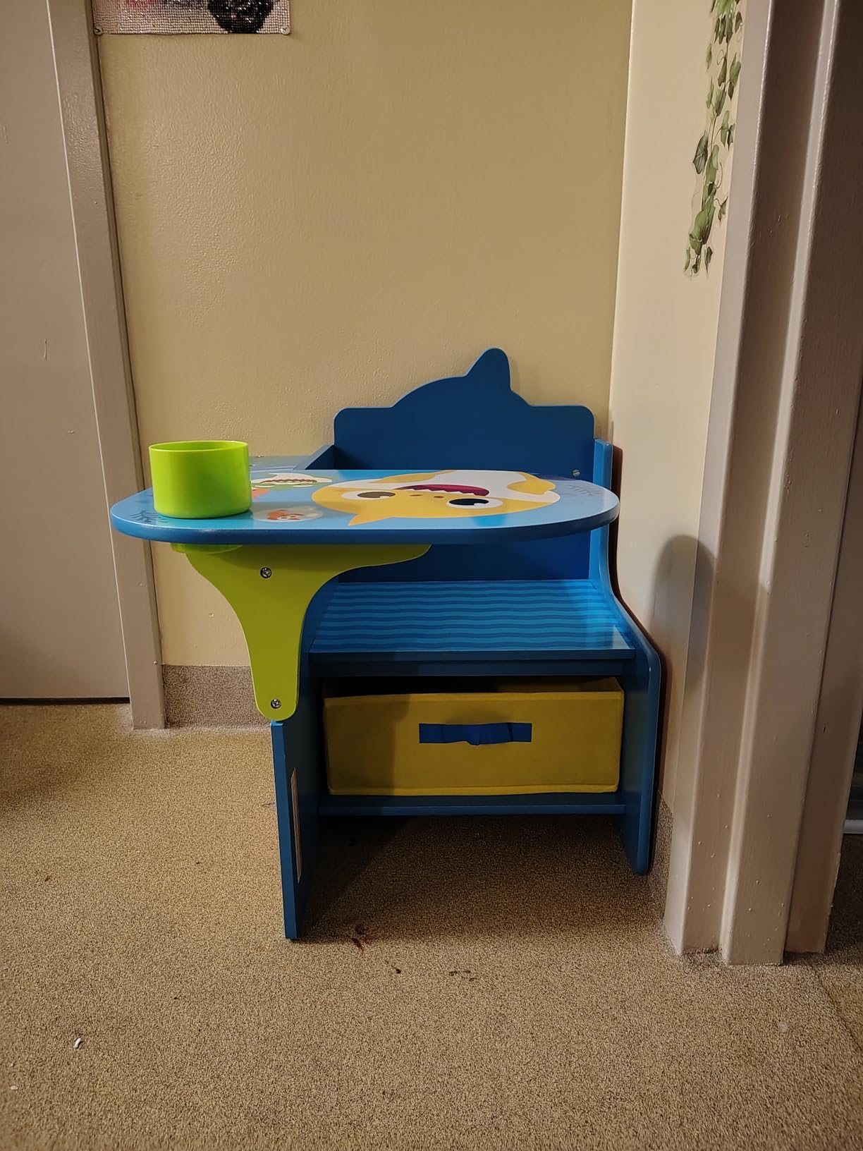 Delta Children Space Adventures Chair Desk with Storage Bin - Ideal for Arts & Crafts, Snack Time, Homeschooling, Homework & More - Greenguard Gold Certified, Blue customer photo 2