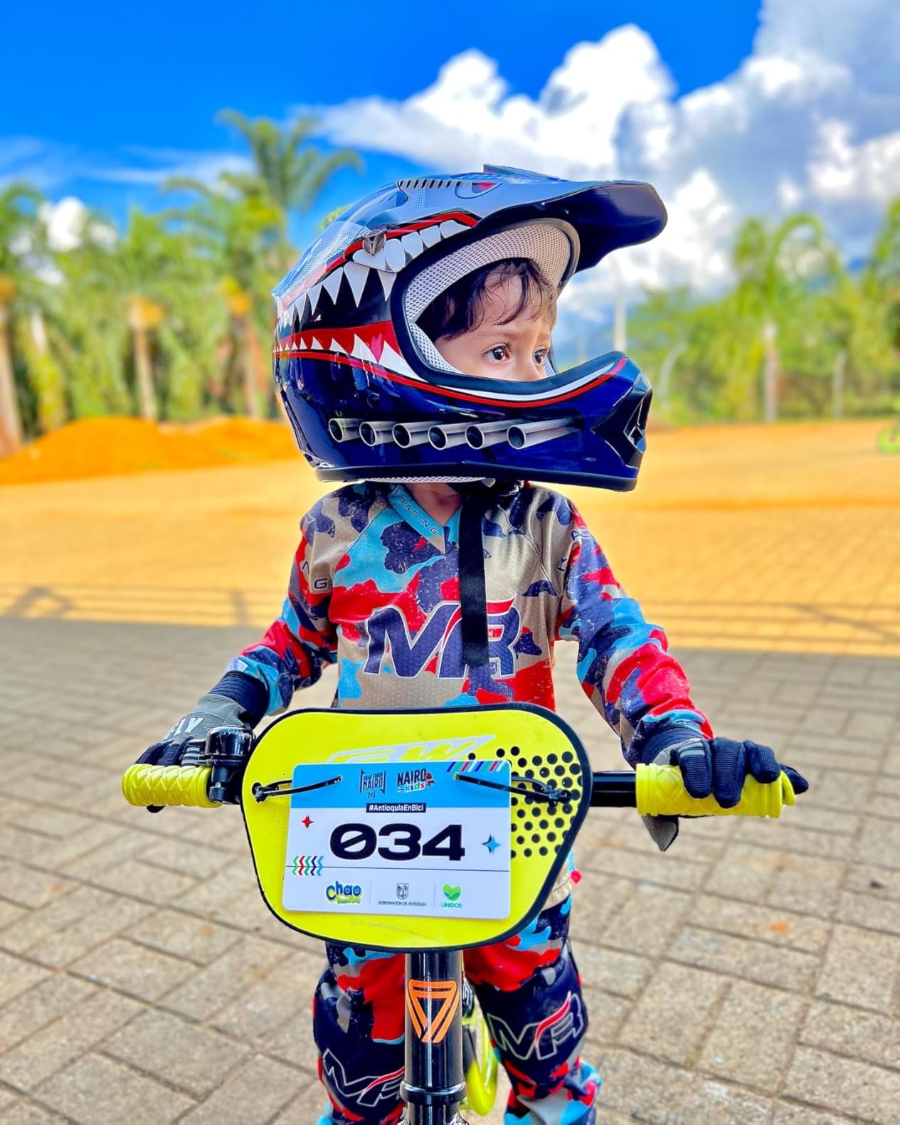 WOW Youth Kids Motocross BMX MX ATV Dirt Bike Moutain Helmet Storm Black customer photo 1
