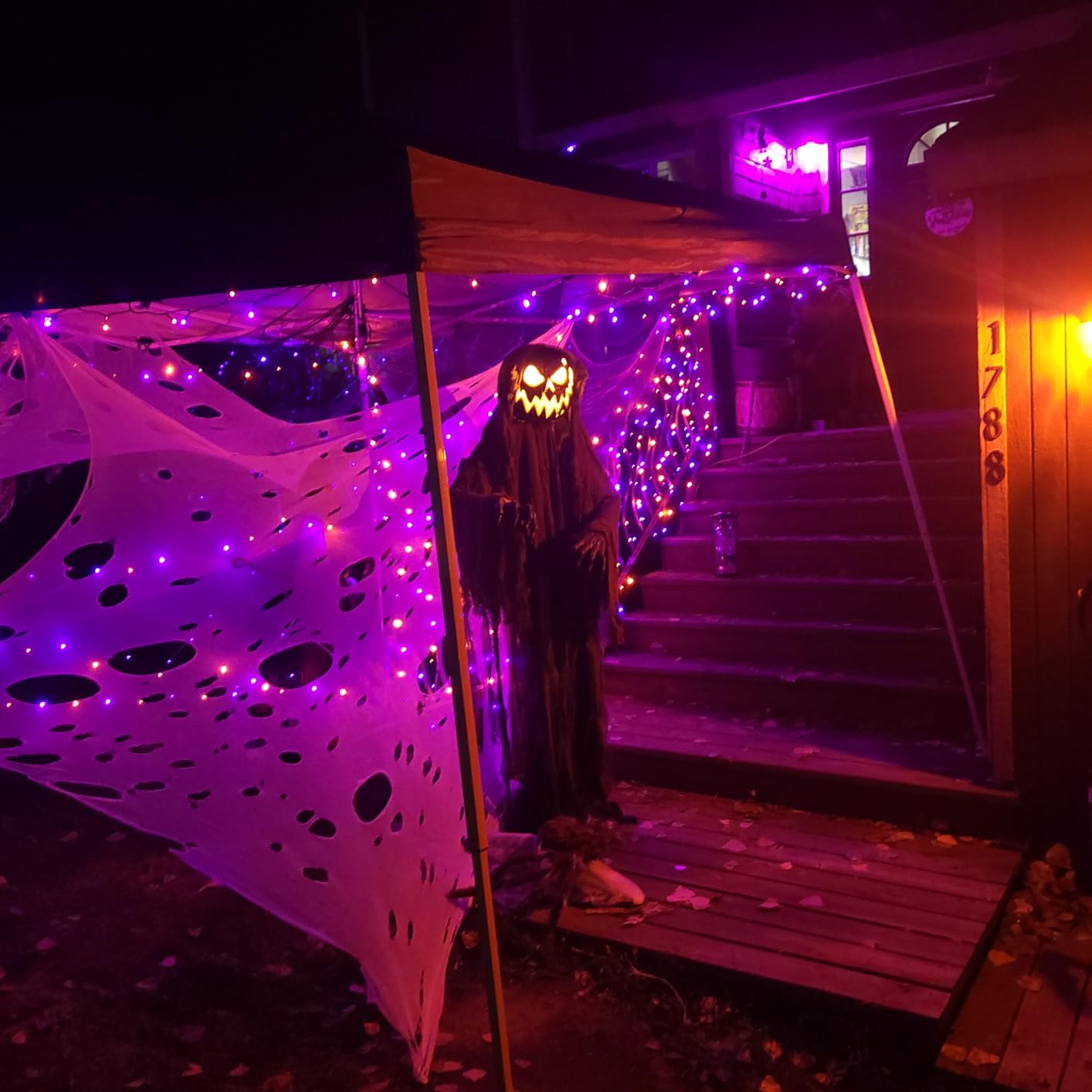 Joomer Orange Purple Halloween Lights, 100FT 300LED Plug-in String Lights customer photo 1