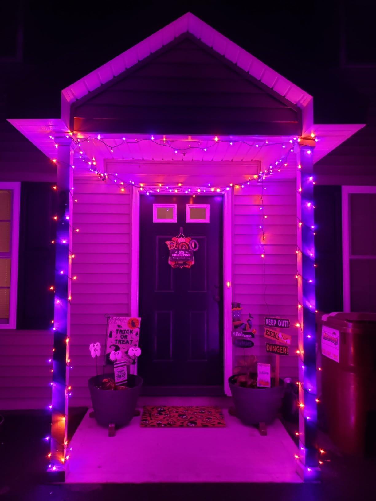 Joomer Orange Purple Halloween Lights, 100FT 300LED Plug-in String Lights customer photo 2
