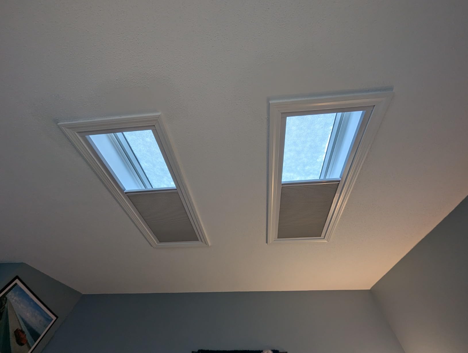 Tipiace Custom Blackout Skylight Window Cellular Shades (White 93021A) customer photo 1