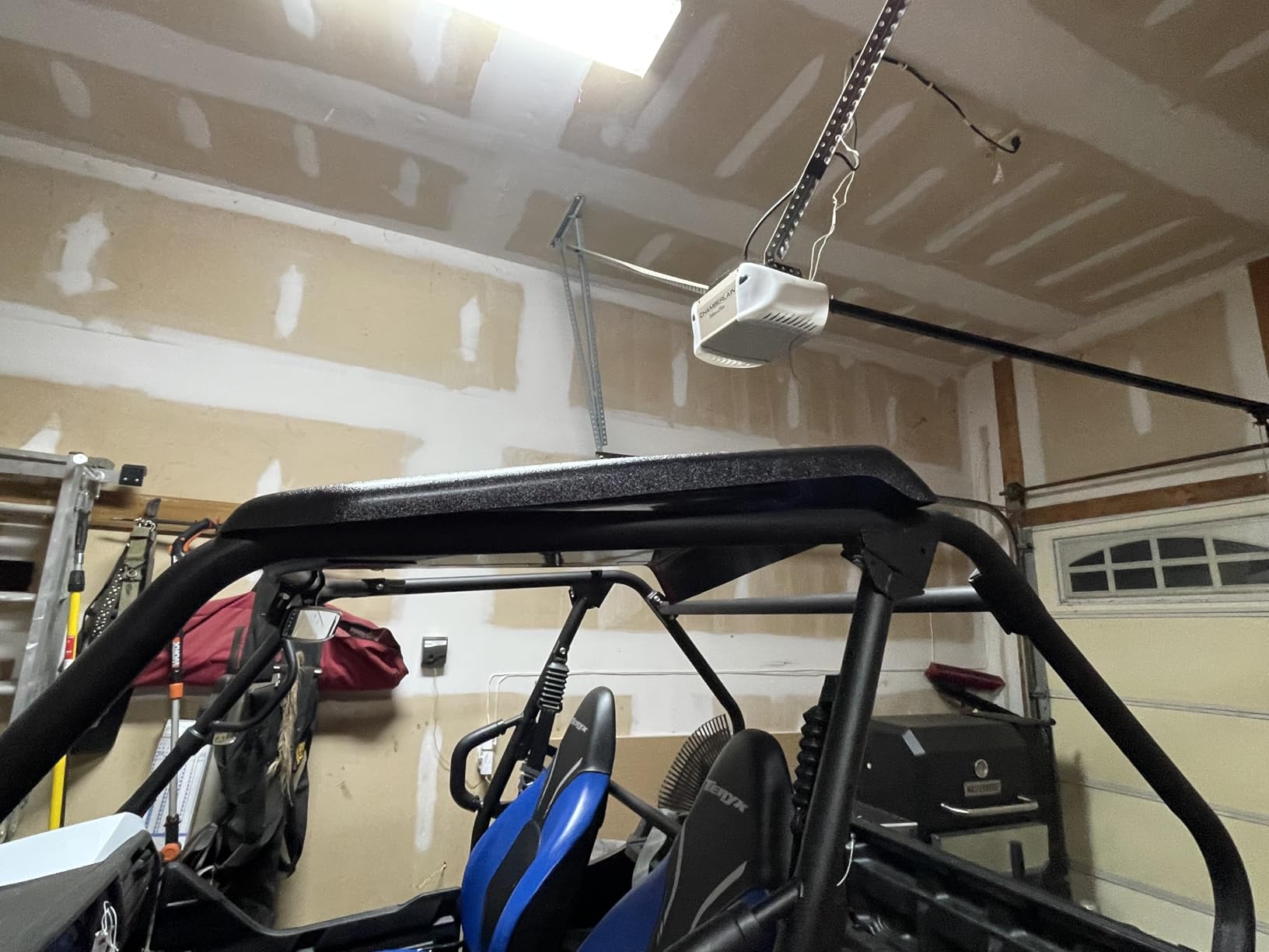 HECASA Universal Hard Top Roof Compatible with JD Gator 625 825i/Kawasaki MULE 4010/Bobcat 3400/Yamaha Rhino/Kawasaki Teryx/Full Size Polaris Ranger New Black customer photo 2