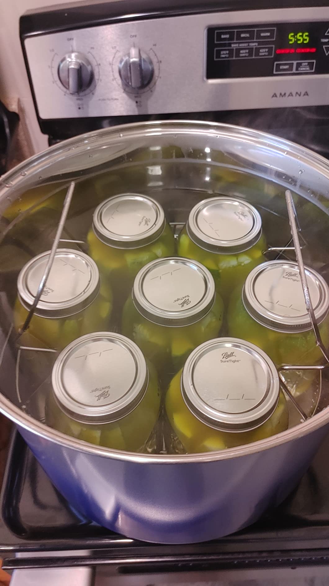 CONCORD 20 Quart Stainless Steel Canning Pot Set. Includes Canning Rack, Tongs, Jar Lifter, Funnel, Wrench, Lid Lifter, Mixer/Measurer (Induction Compatible) customer photo 1