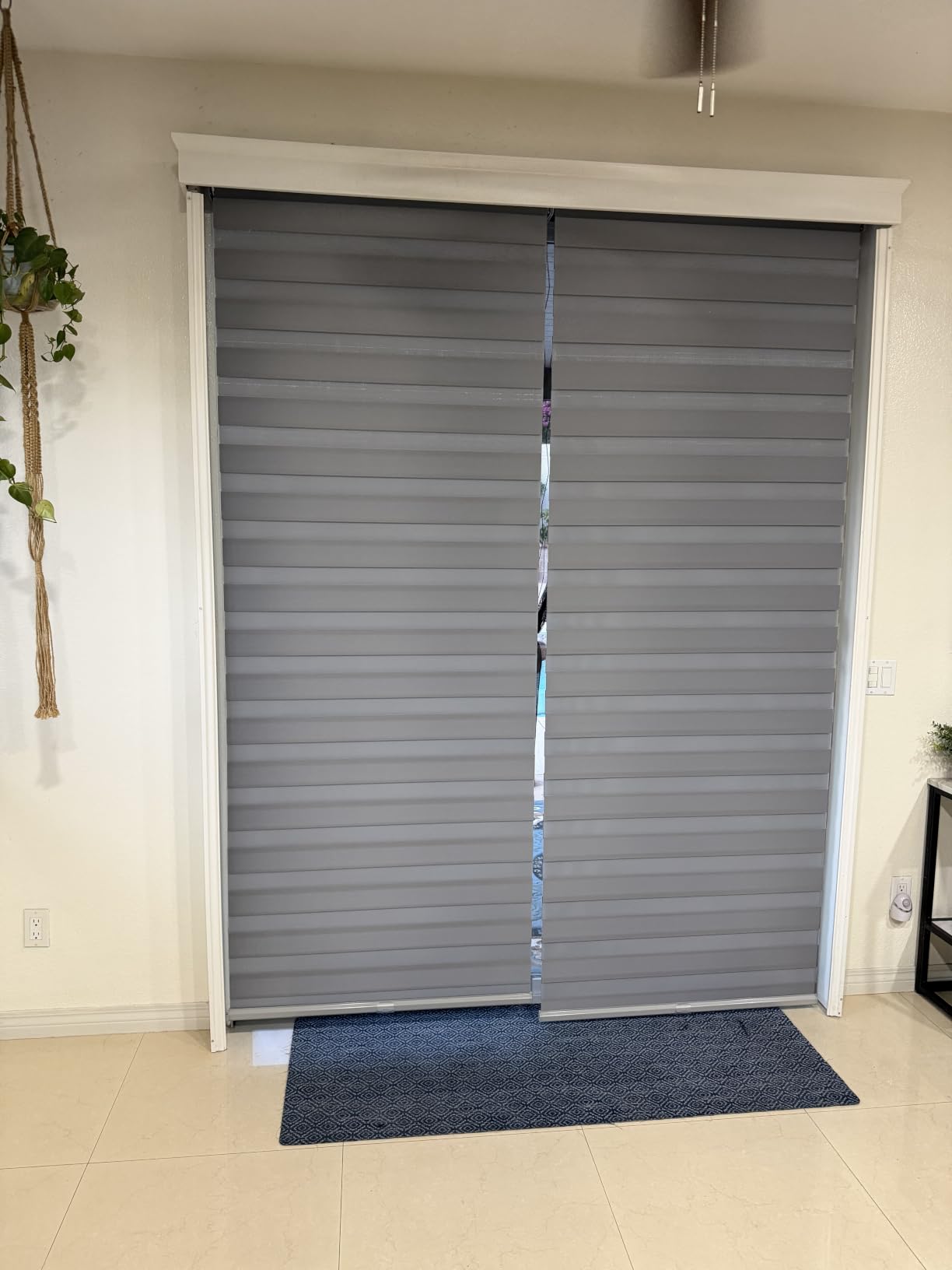 Persilux Cordless Zebra Blinds for Windows Free-Stop Roller Windows Shades (34