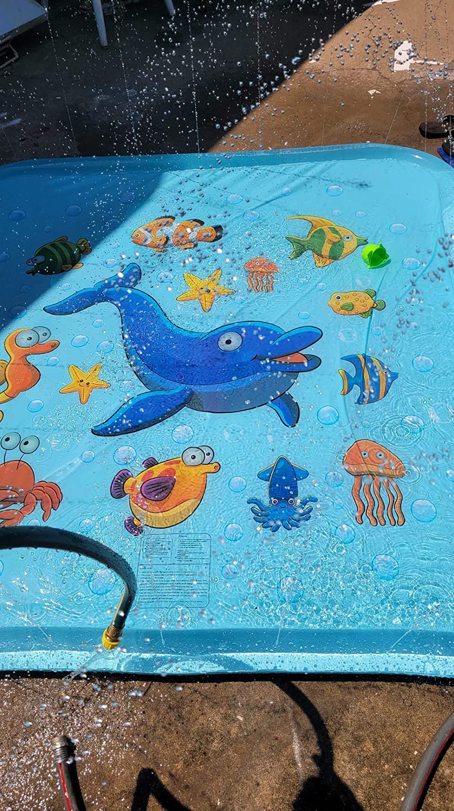 Growsland Splash Pad for Toddlers, Outdoor Sprinkler for Kids, 67