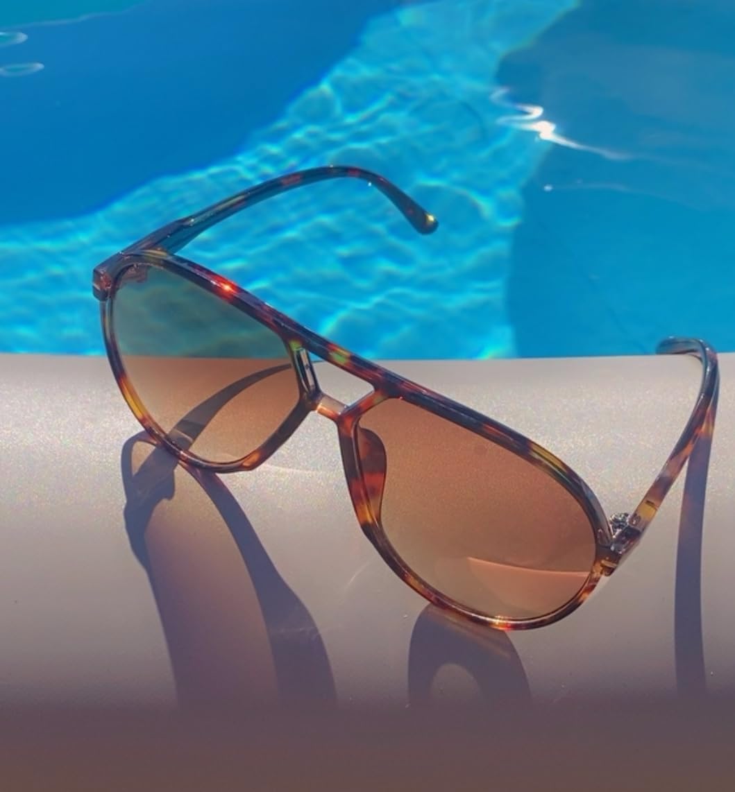 SOJOS Retro Polarized Aviator Sunglasses Womens Mens SJ2174 customer photo 1