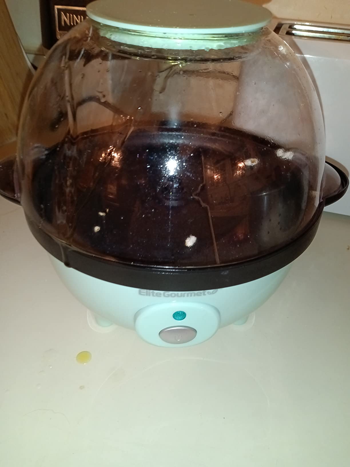 Elite Gourmet EPM330R Stirring Ceramic Nonstick 12 Cup Popcorn Maker, Red customer photo 2