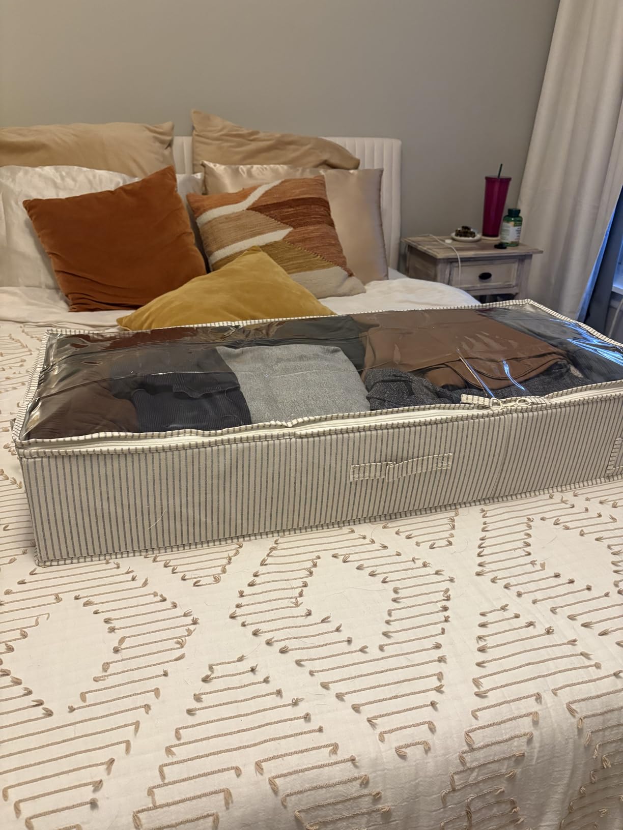 StorageWorks 6 Inch Low Profile Under Bed Storage Containers with Clear Lid customer photo 1