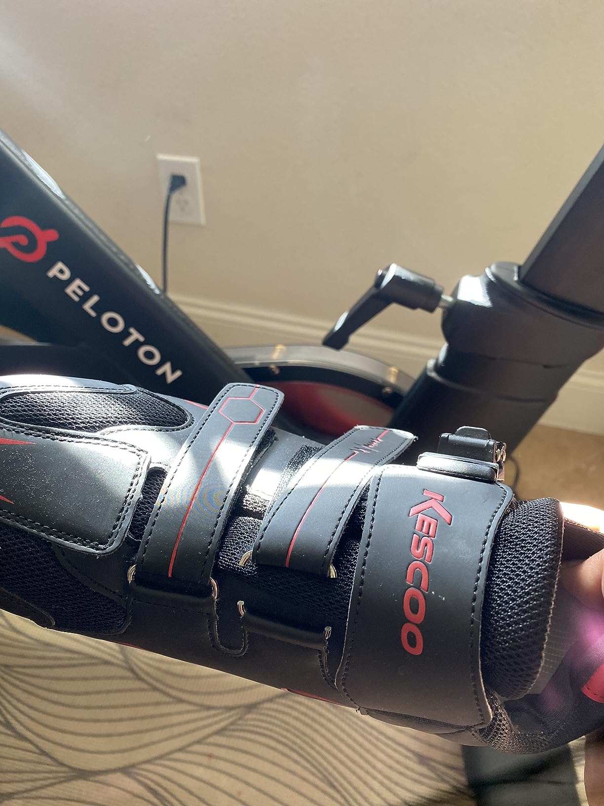 KESCOO Unisex Cycling Shoes Compatible with Peloton Indoor Road Bike customer photo 2