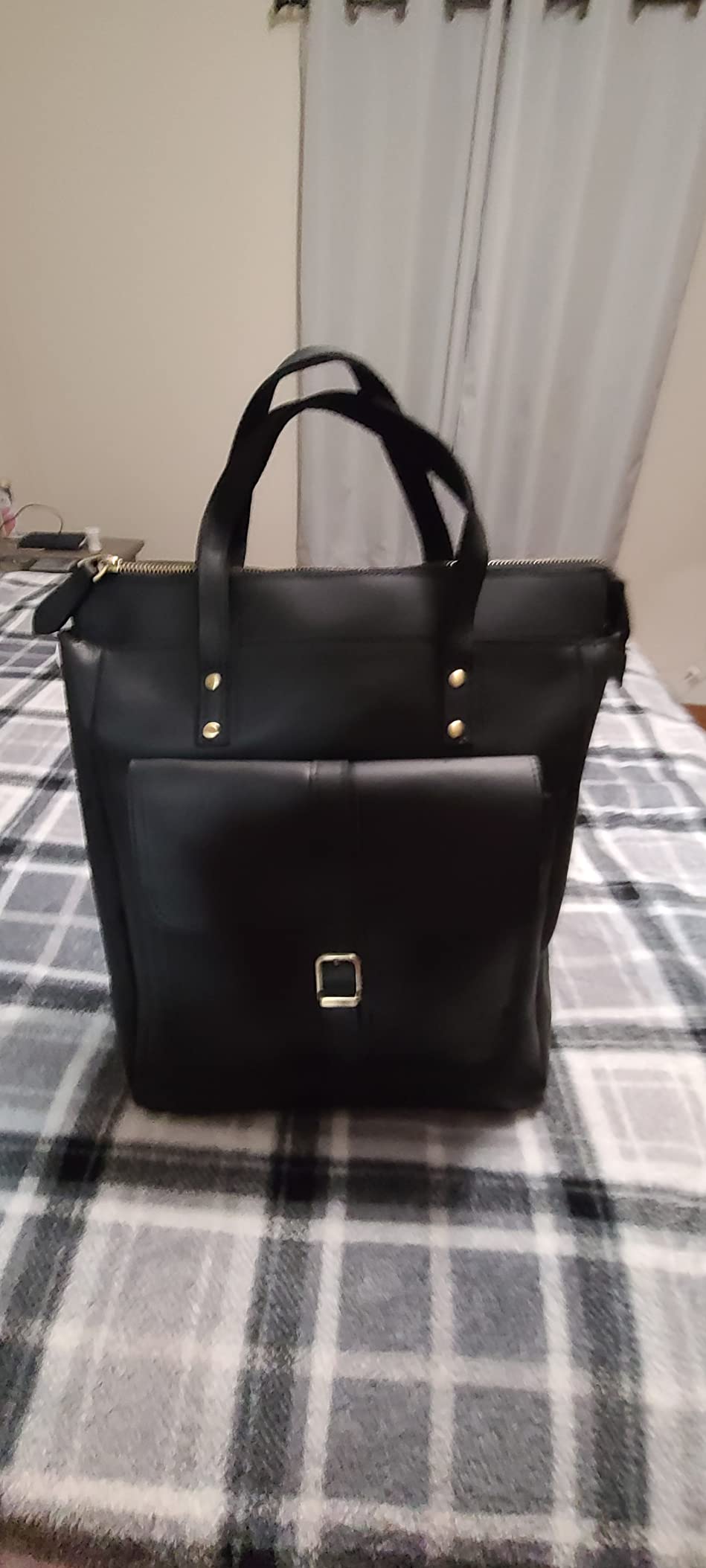 S-ZONE Women Genuine Leather Backpack Purse Retro Top-handle Bags Vintage Totes customer photo 1