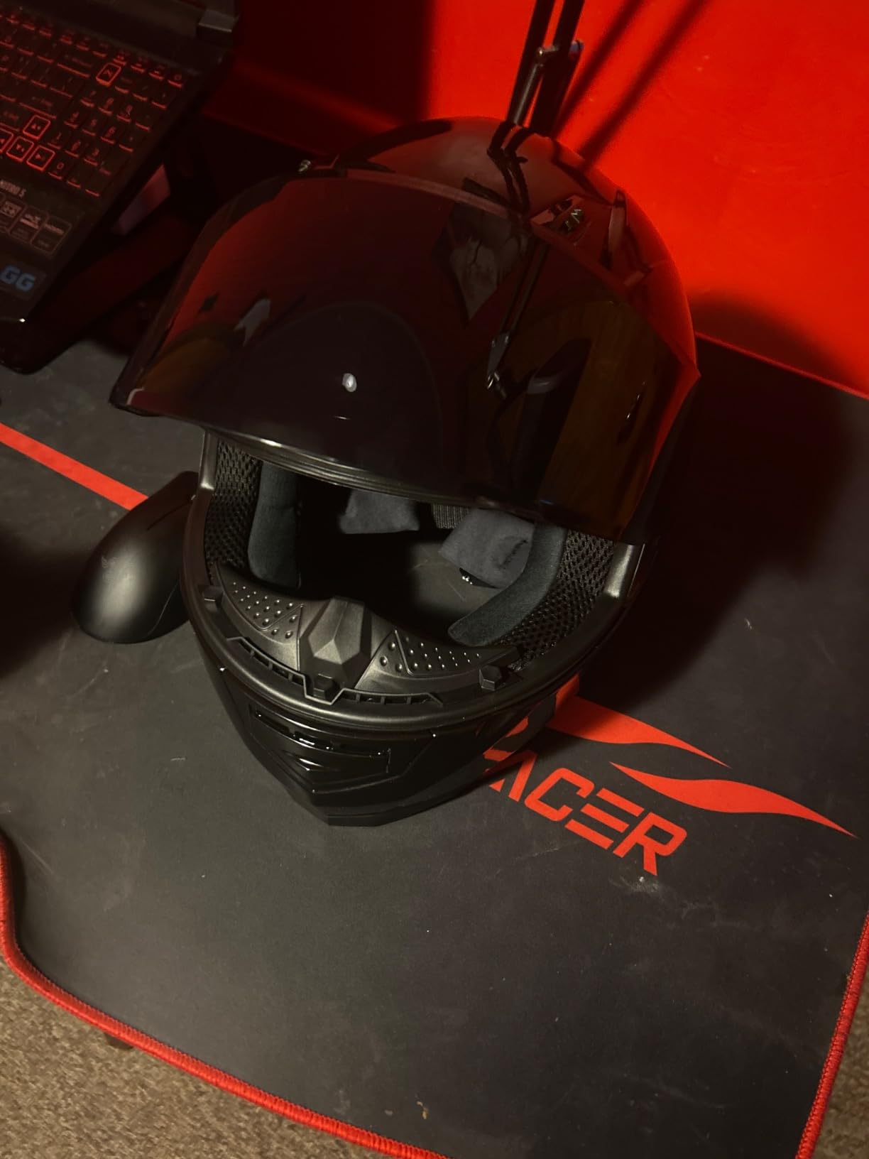 GLX GX11 Compact Full Face Motorcycle Helmet w/ Tinted Visor, DOT customer photo 1