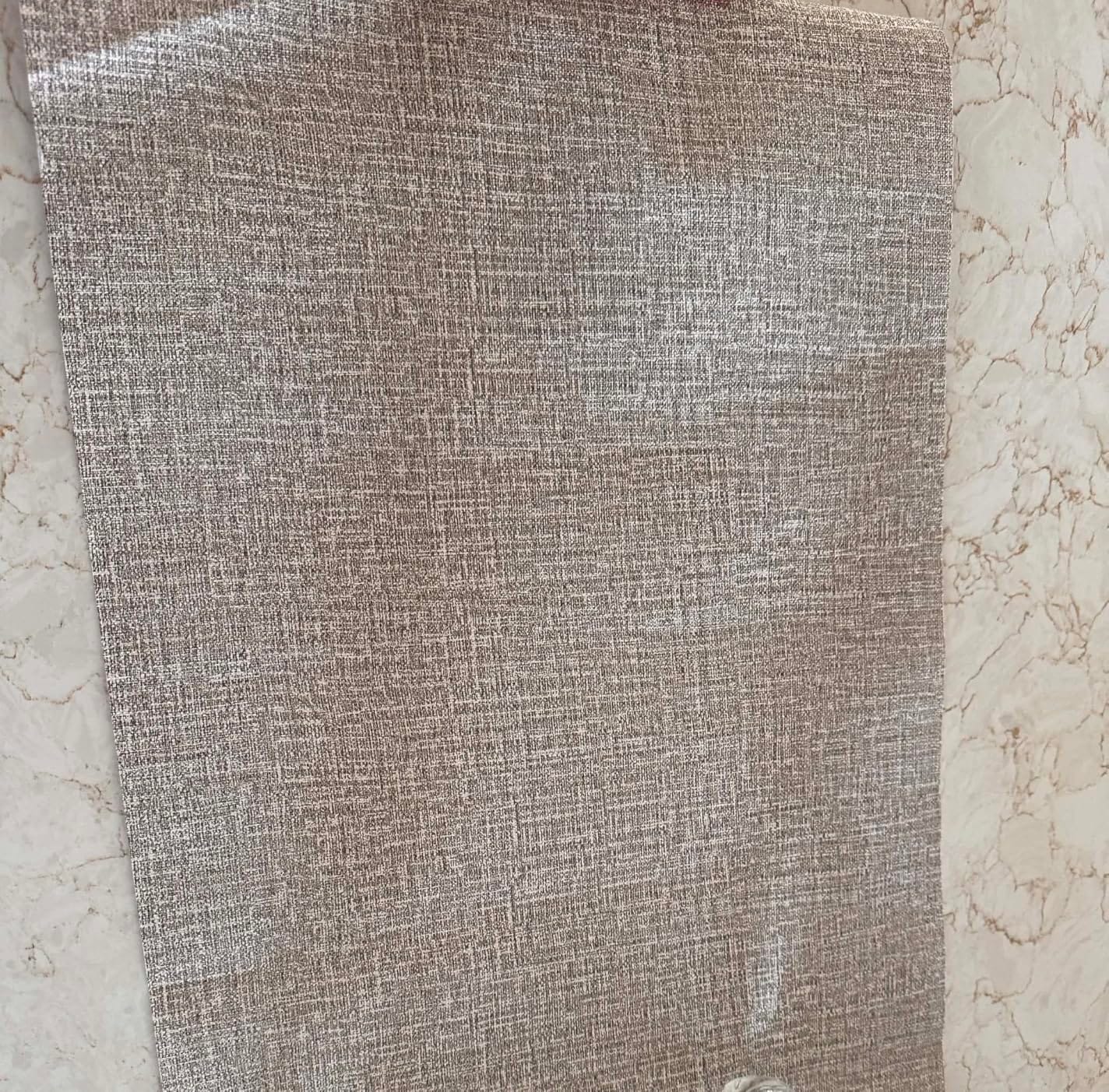 WADILE Grasscloth Peel and Stick Wallpaper 15.7in x 78.7in, Textured Contact Paper for Cabinets, Faux Linen Wall Paper Pull and Stick, Fabric Vinyl Wallpaper Self Adhesive Light Gray | Textured contact paper, Faux linen, Vinyl material, Cabinets, Self adhesive customer photo 1