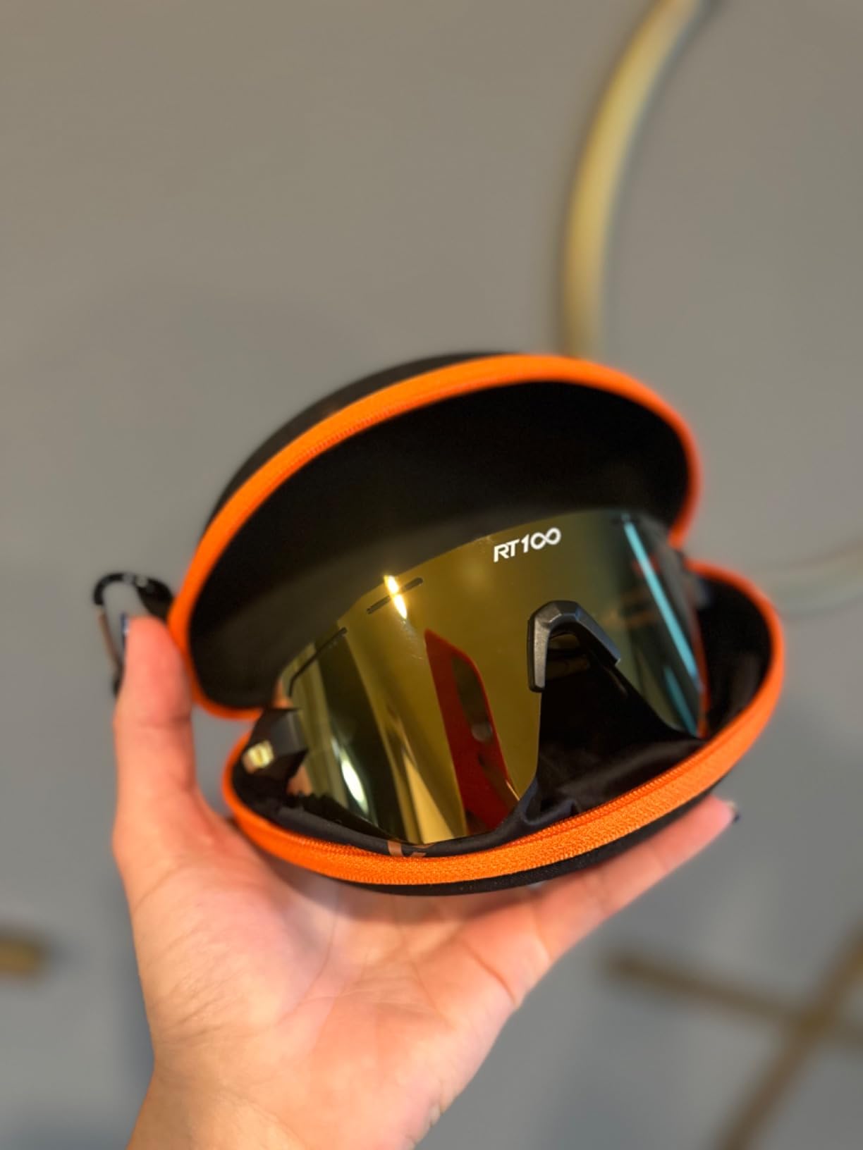 RIDE YOUR WAY Professional wrap around Frameless Cycling Sunglasses for Men and Women customer photo 2